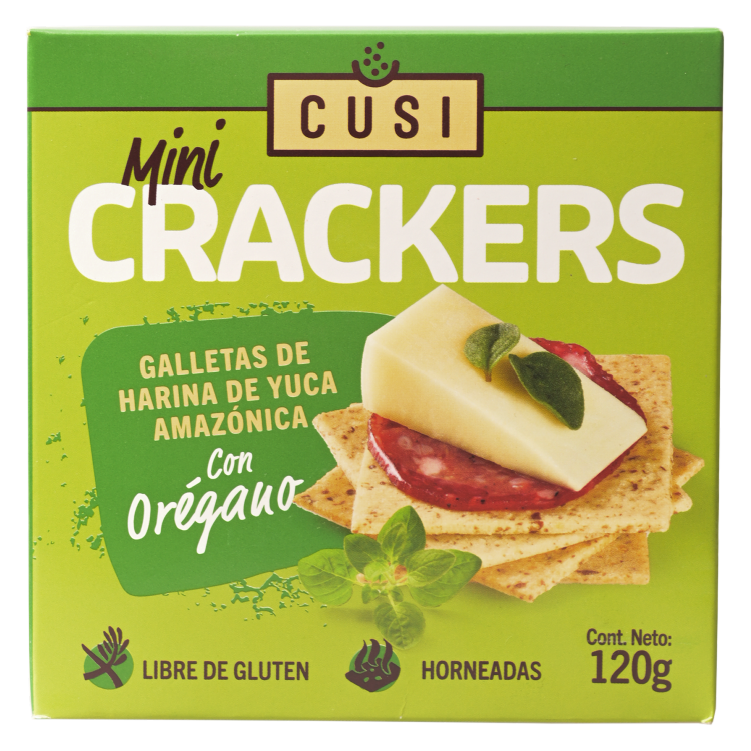Galletas De Sal De Harina De Yuca Con Orégano CUSI 120 G