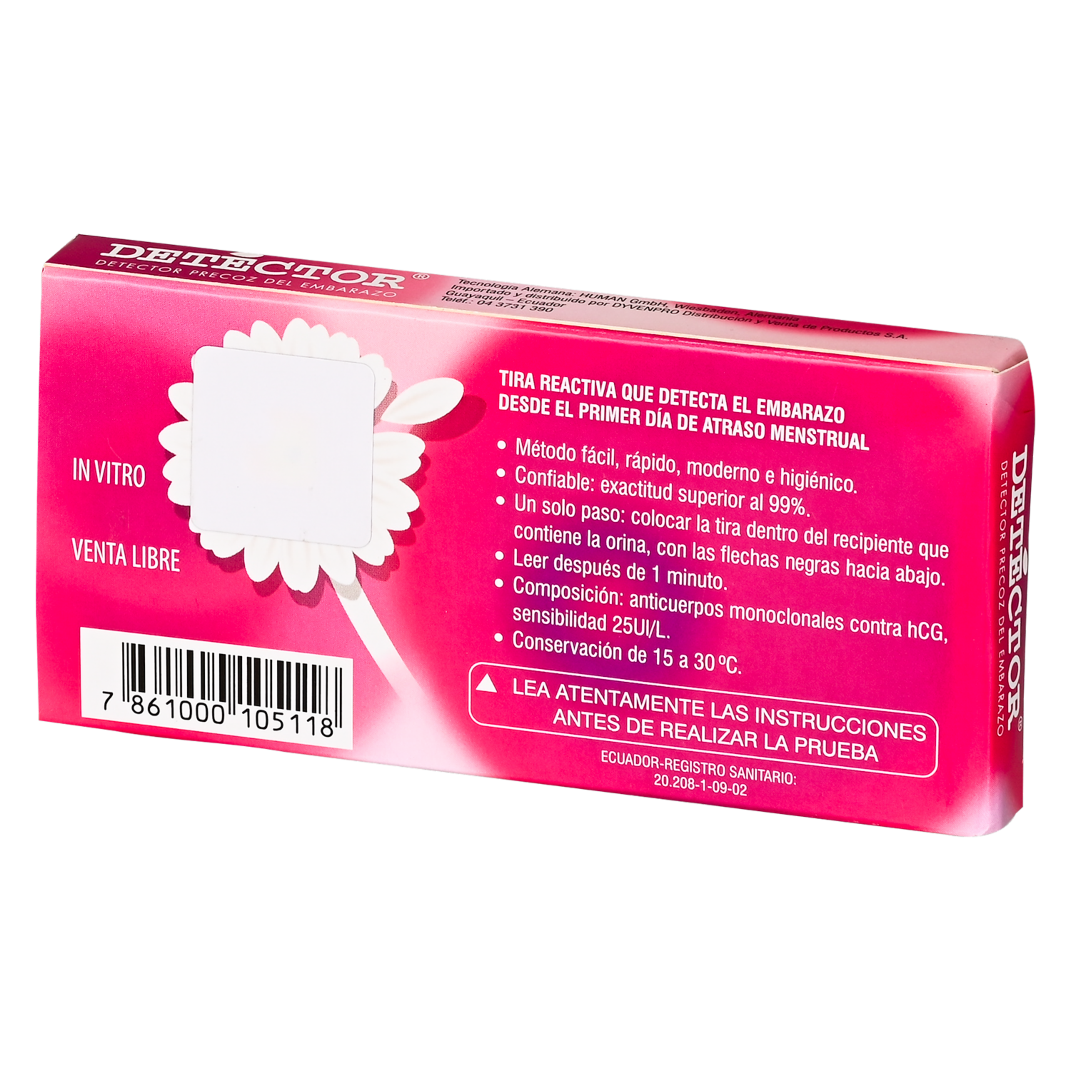 Prueba De Embarazo DETECTOR Premium