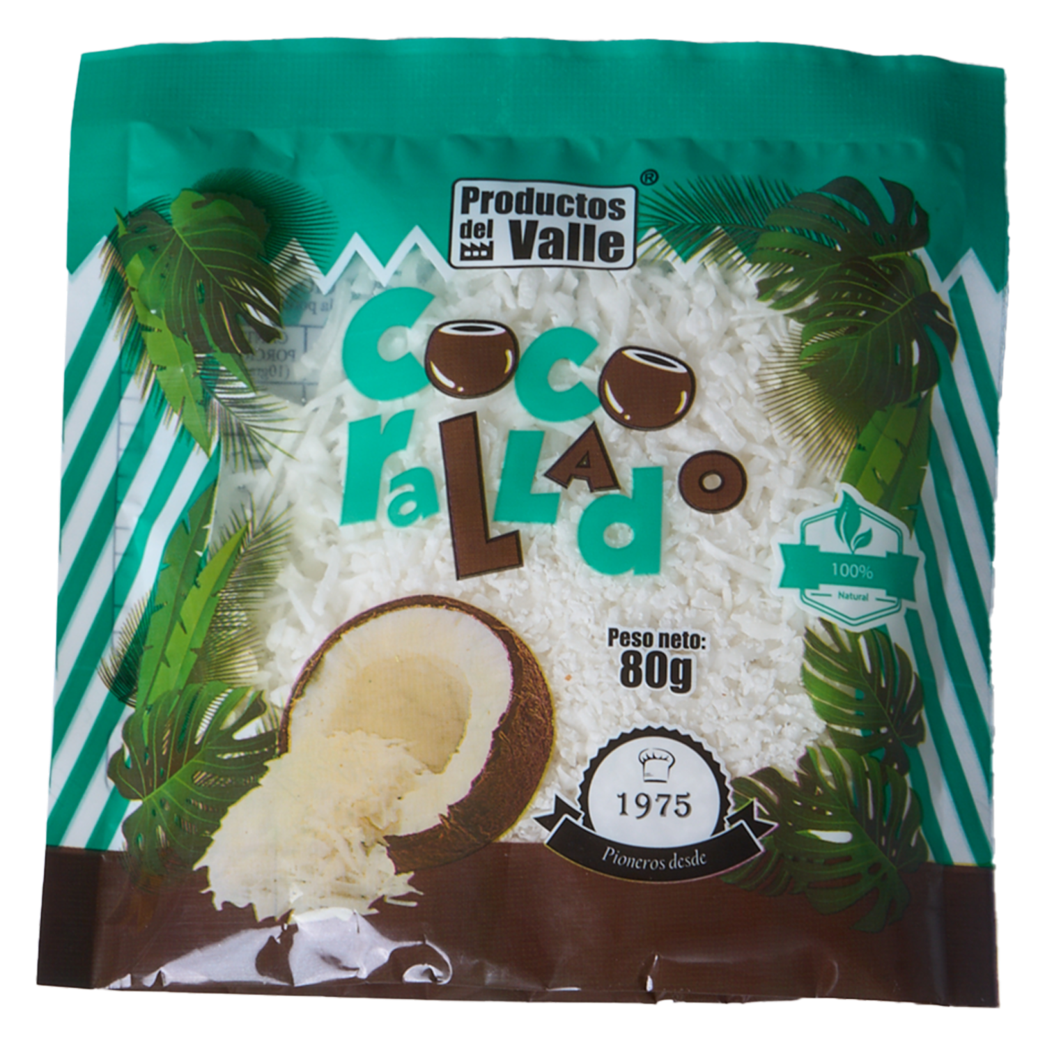 Coco Rallado PRODUCTOS DEL VALLE 80 G