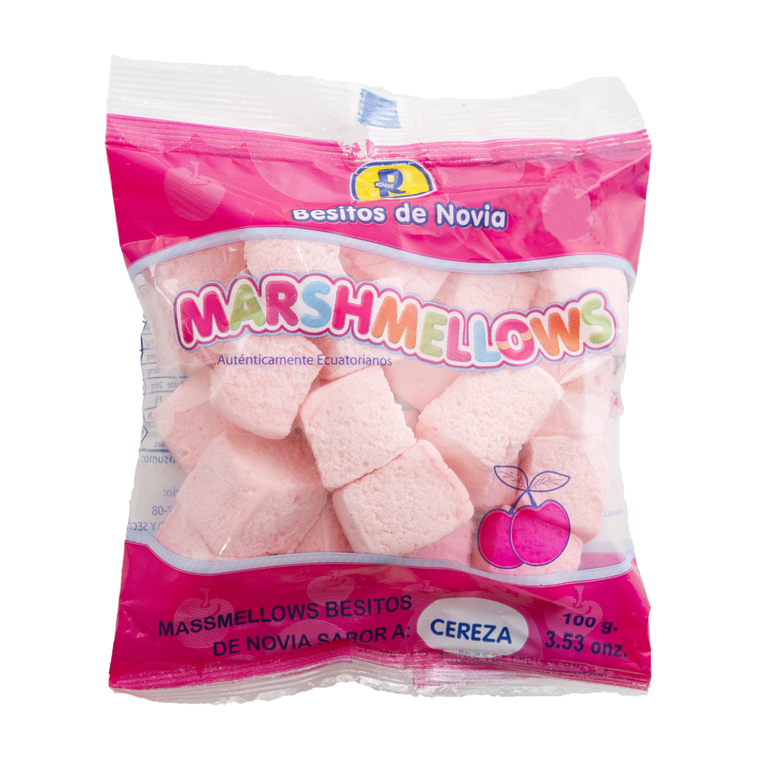 Marshmellows Sabor A Cereza RONNIE 100 G