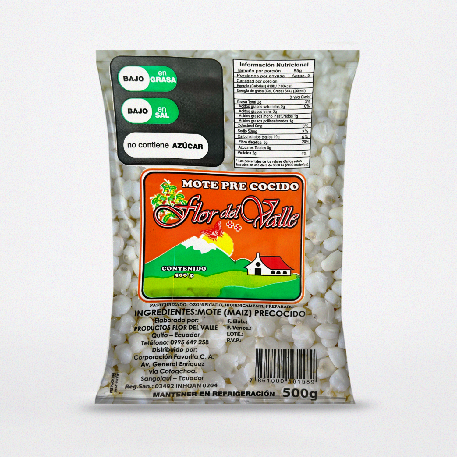 Mote Precocido FLOR DEL VALLE 500 G