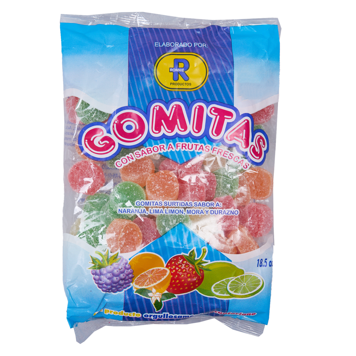 Gomitas Sabor A Frutas Secas RONNIE Funda