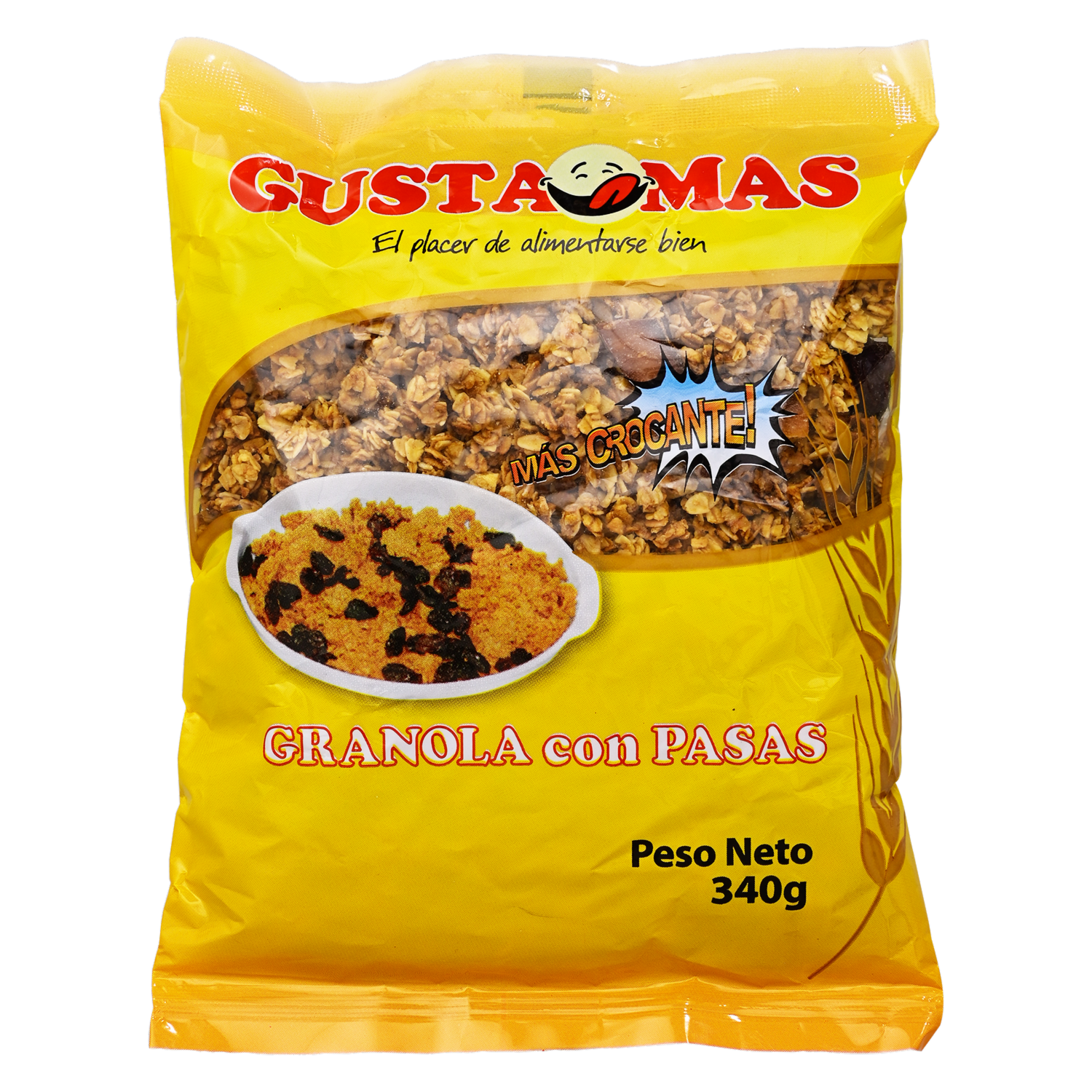 Granola Empacada GUSTAMAS 340 Gr