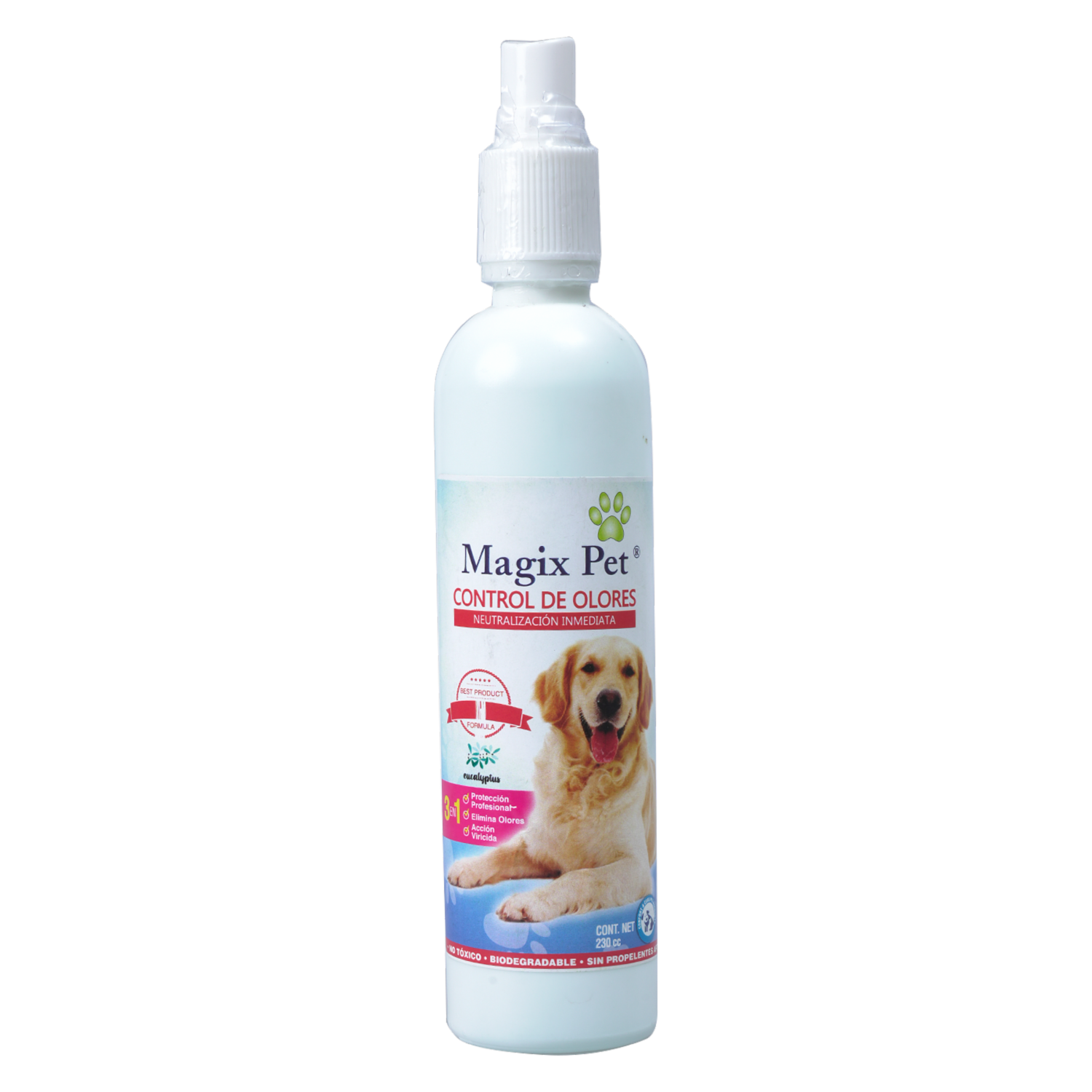 Eliminador De Olores De Mascotas MAGIX PET 230 Ml