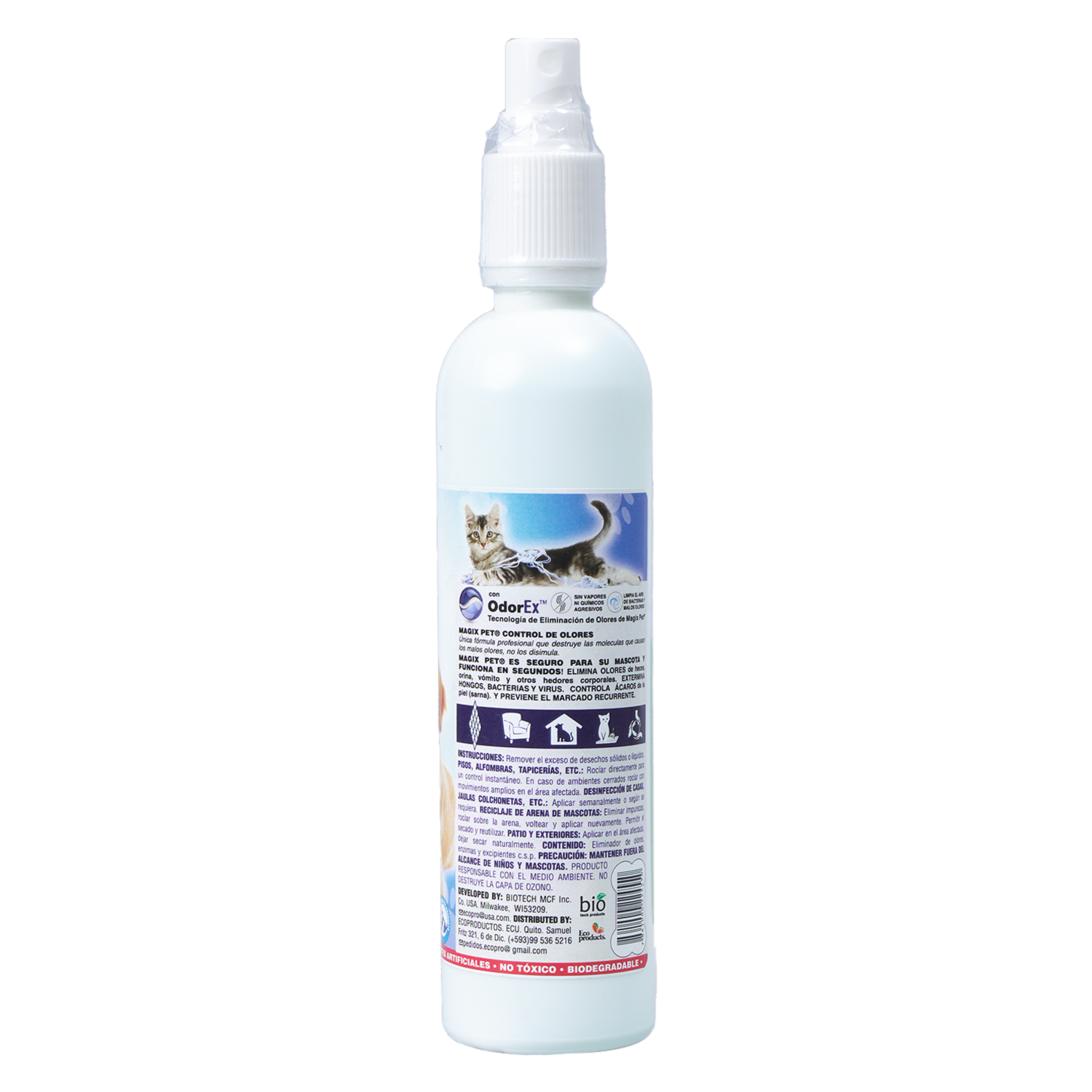Eliminador De Olores De Mascotas MAGIX PET 230 Ml