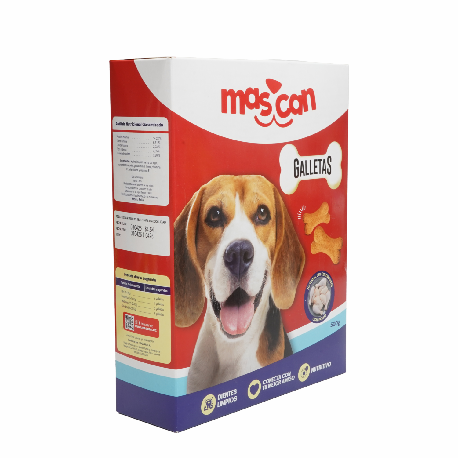 Galletas Para Perros Sabor A Pollo TREAT 500 G