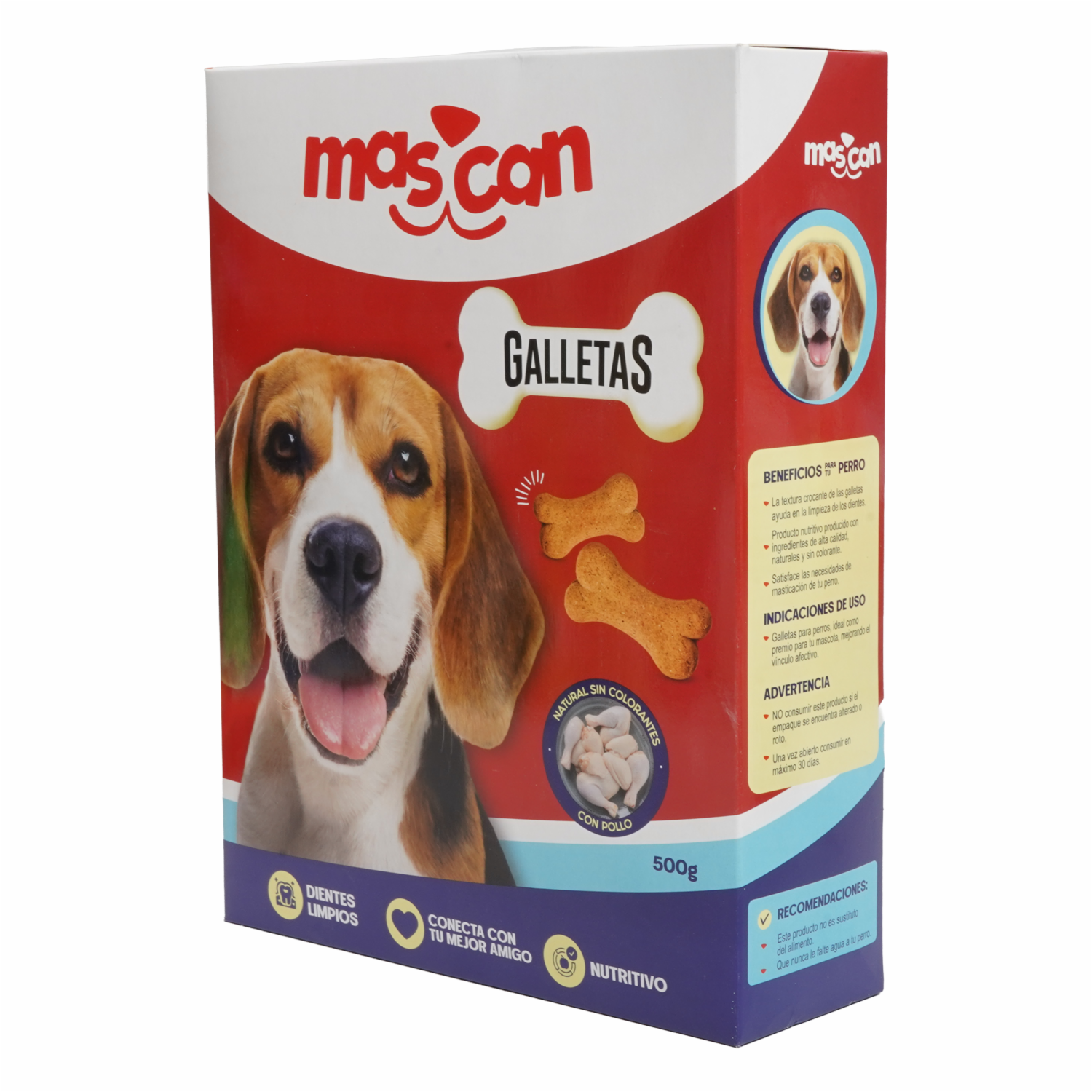 Galletas Para Perros Sabor A Pollo TREAT 500 G