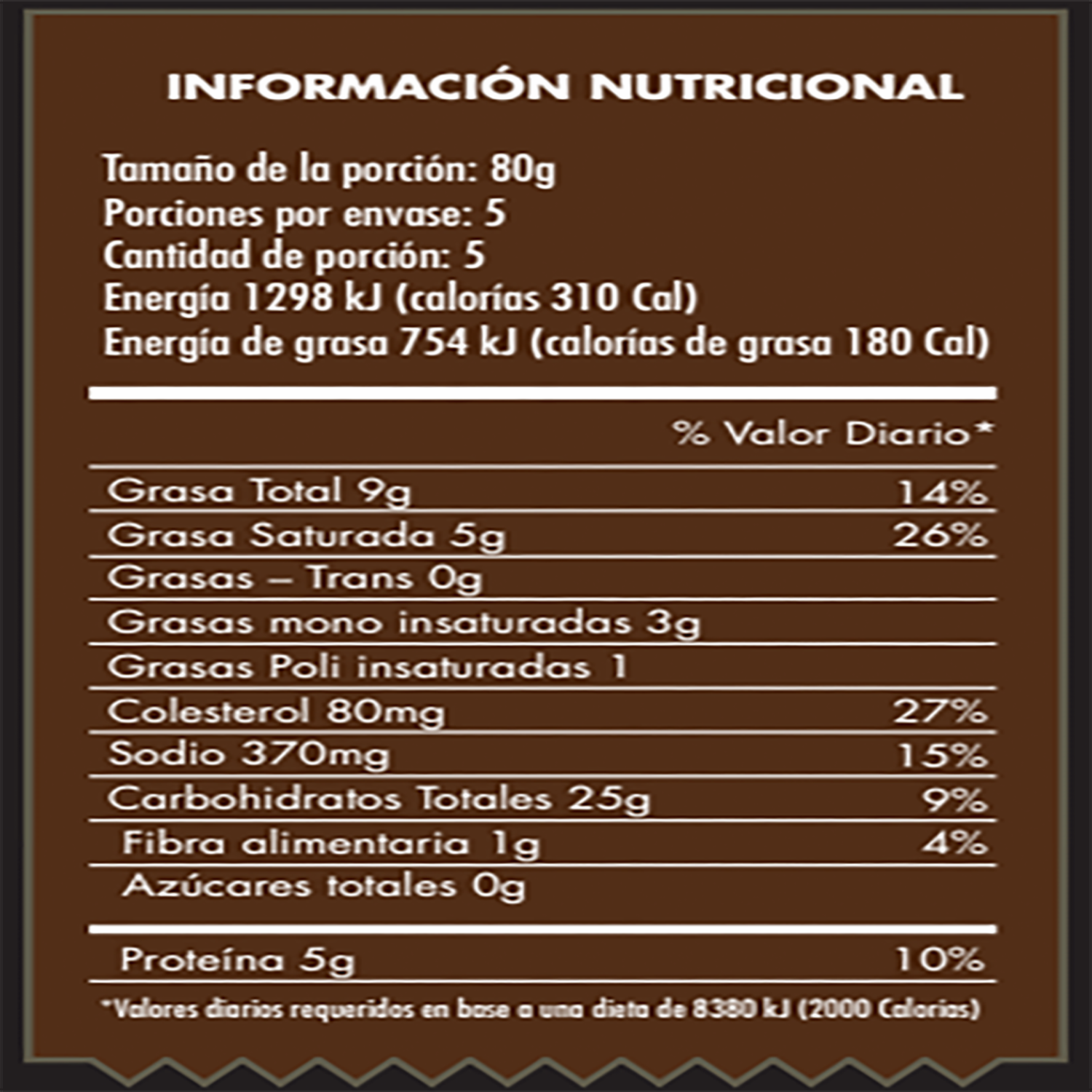 Bonitísimas Congeladas LA CHOZA 400G
