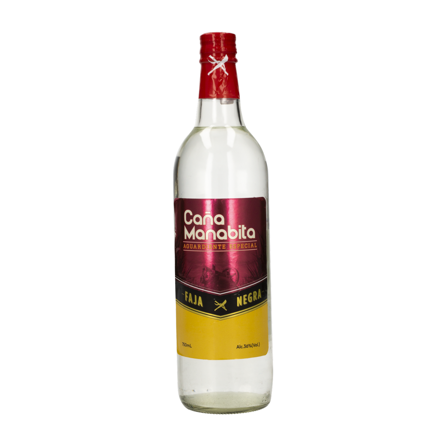 Aguardiente De Caña Faja Negra CAÑA MANABITA 750 ML
