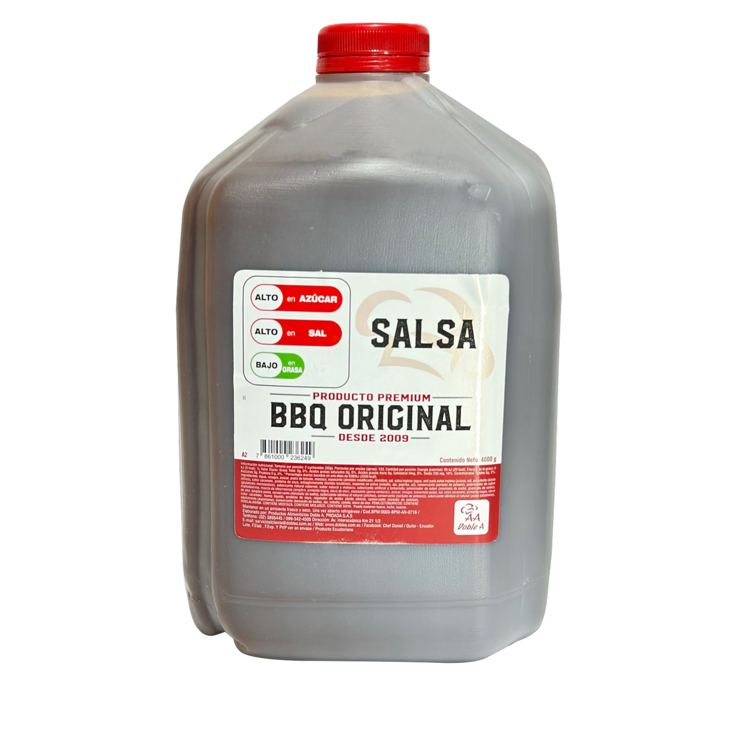 Salsa Bbq Clásica CHEF DANIEL 4000 G