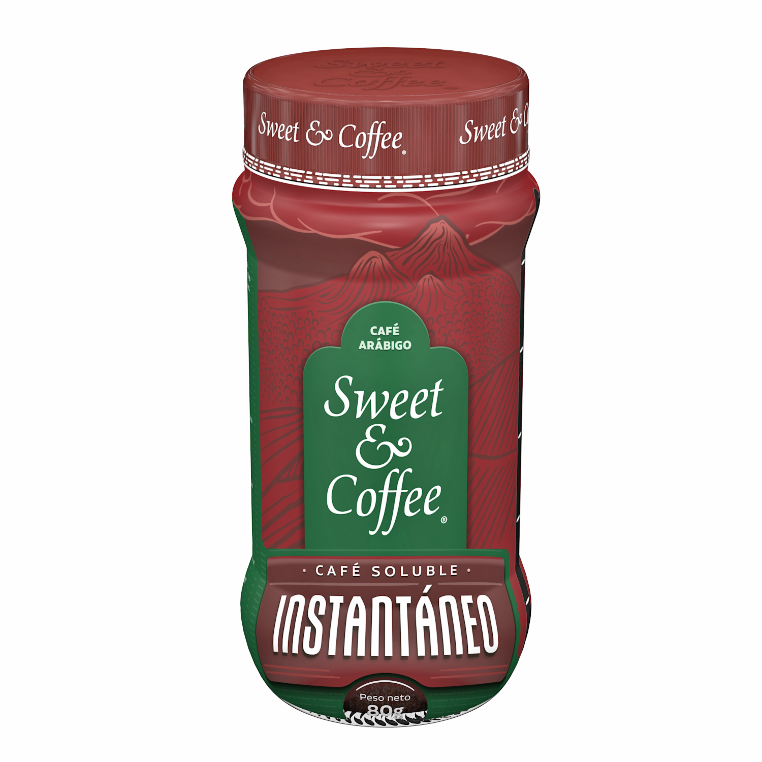 Café Instantáneo Arábigo Soluble SWEET & COFFEE 80 G