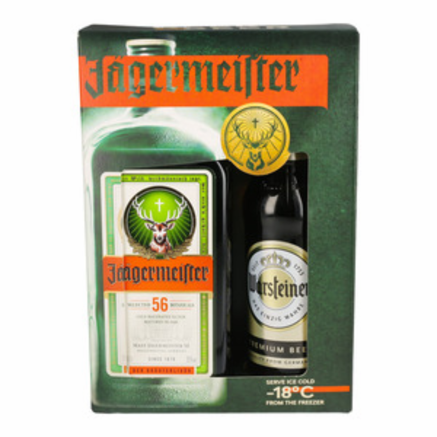 Licor De Hierbas Con Cerveza De Obsequio JÄGERMEÍSTER 700 Ml