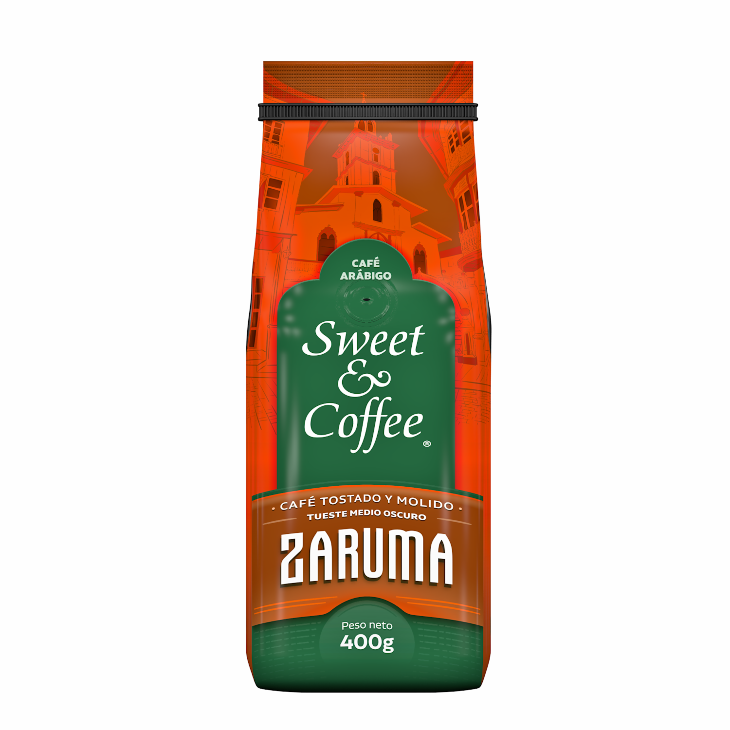 Café Tostado Y Molido Arábigo Zaruma SWEET & COFFEE 400 G