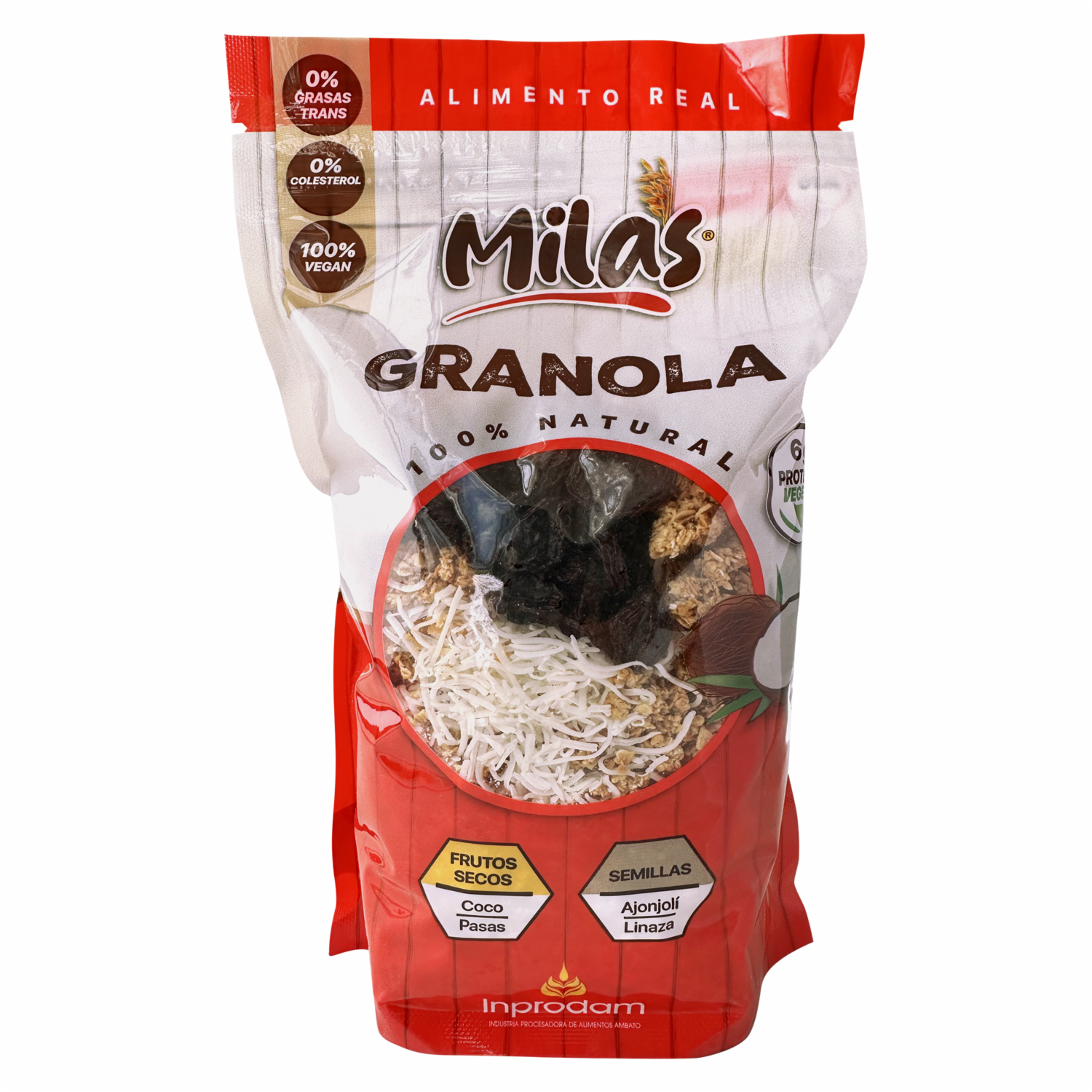 Granola De Avena Con Semillas Y Frutos Secos MILAS 350 G