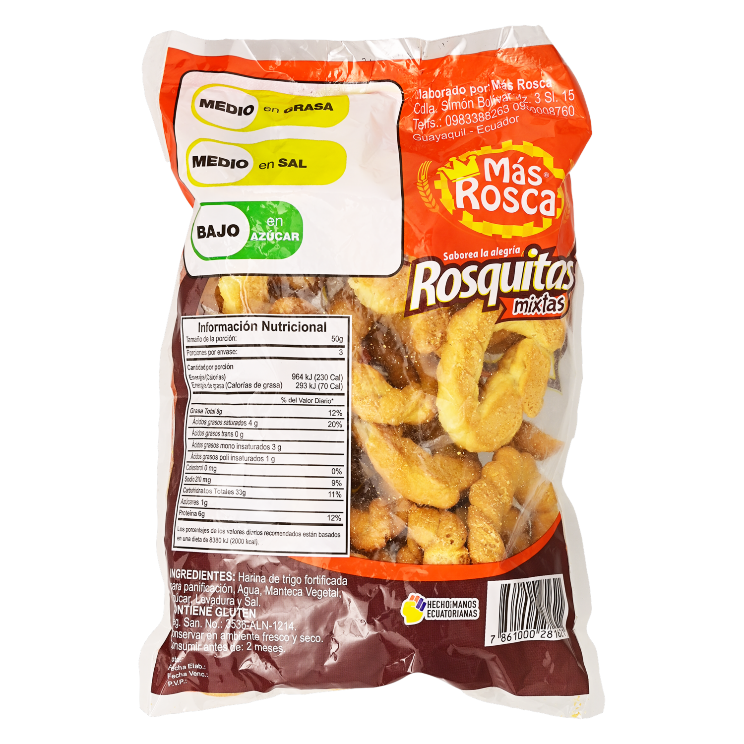 Rosquitas Mixtas MÁS ROSCA 185 G