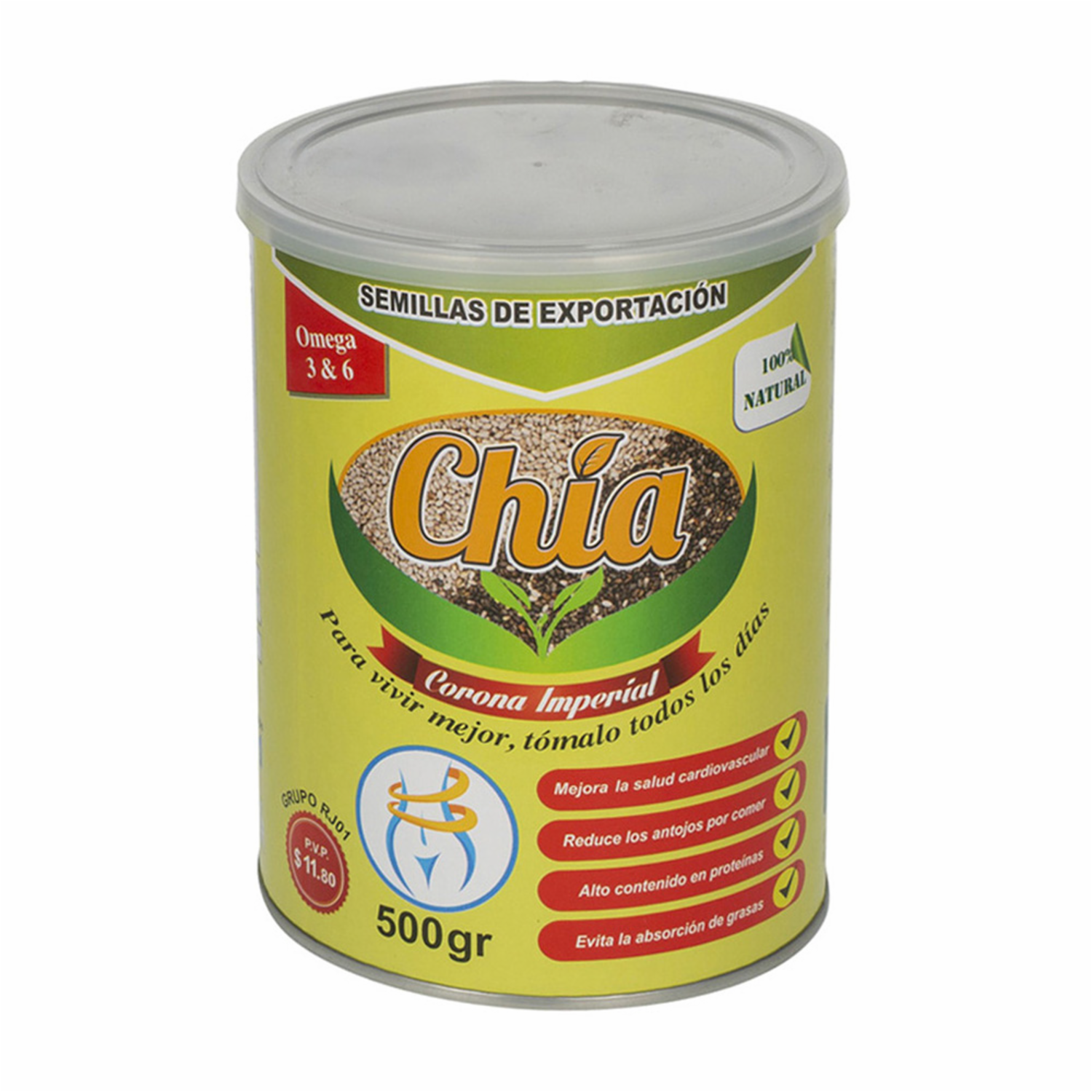 Chía Semillas CORONA IMPERIAL 500 G
