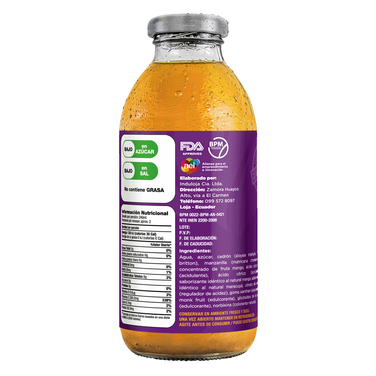 Té Frio Y Frutos Tropicales FORESTEA 475 Ml