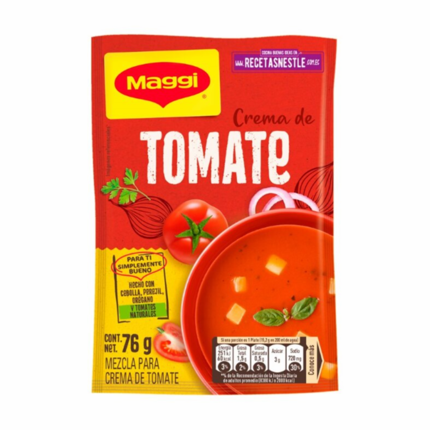 Crema Instantánea De Tomate Gourmet MAGGI 76 G