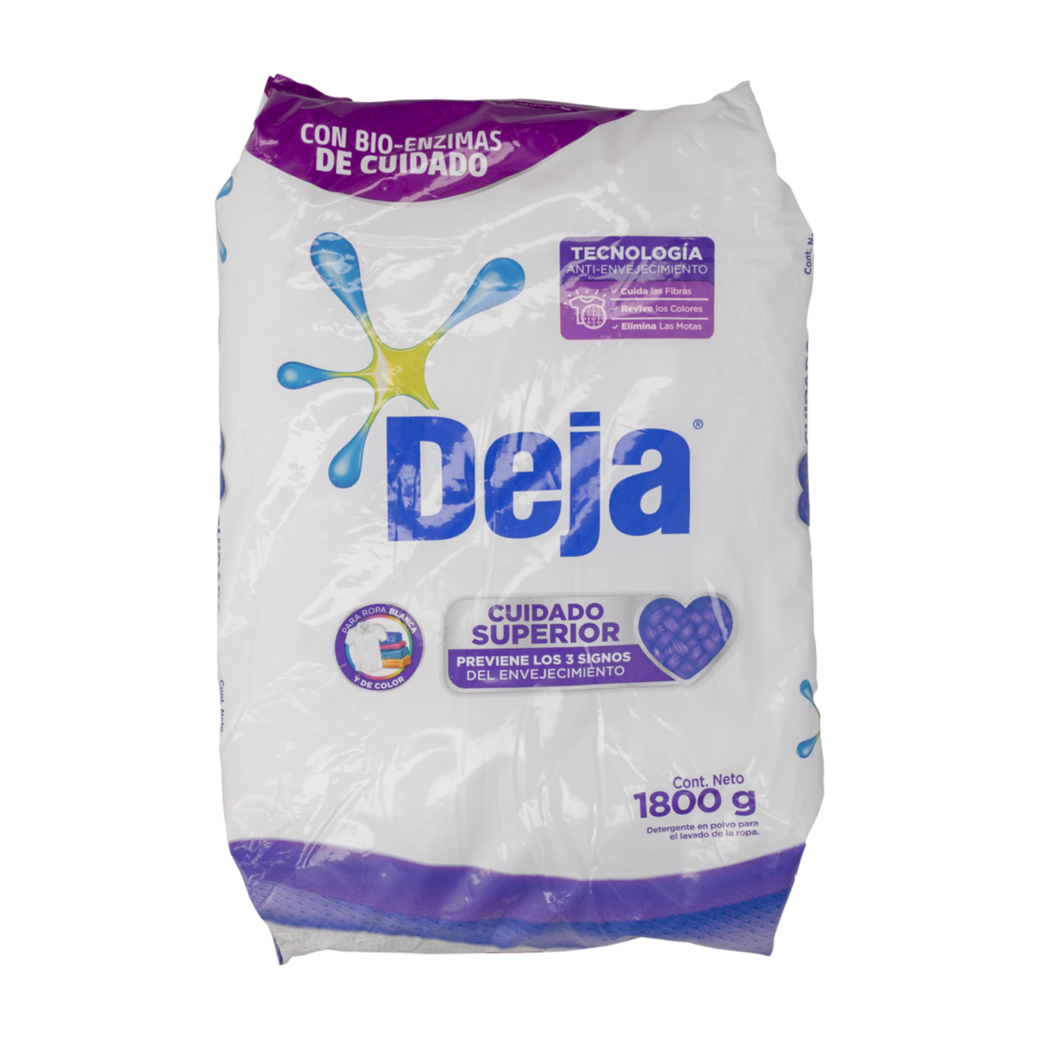 Detergente En Polvo Cuidado Superior DEJA 1,8 KG