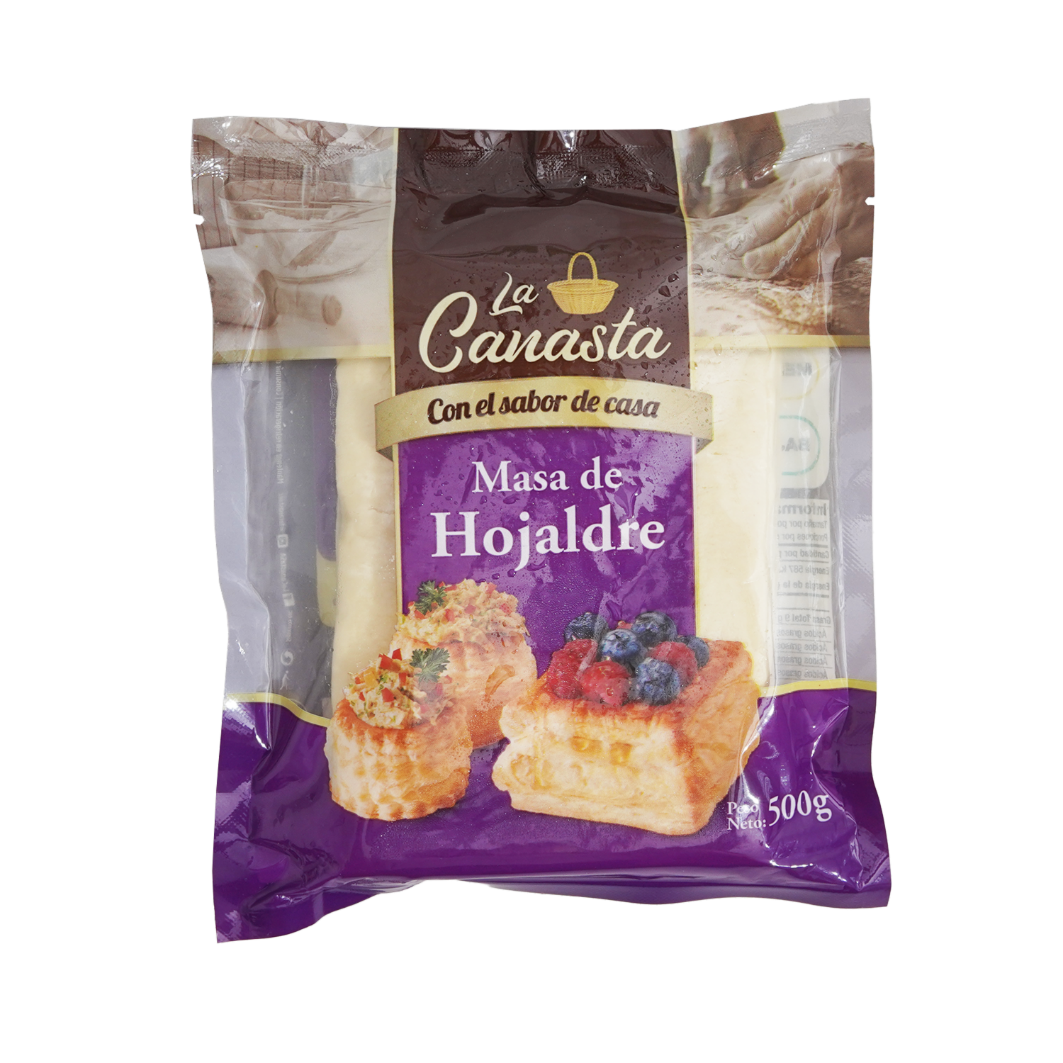 Masa De Hojaldre LA CANASTA 500 G