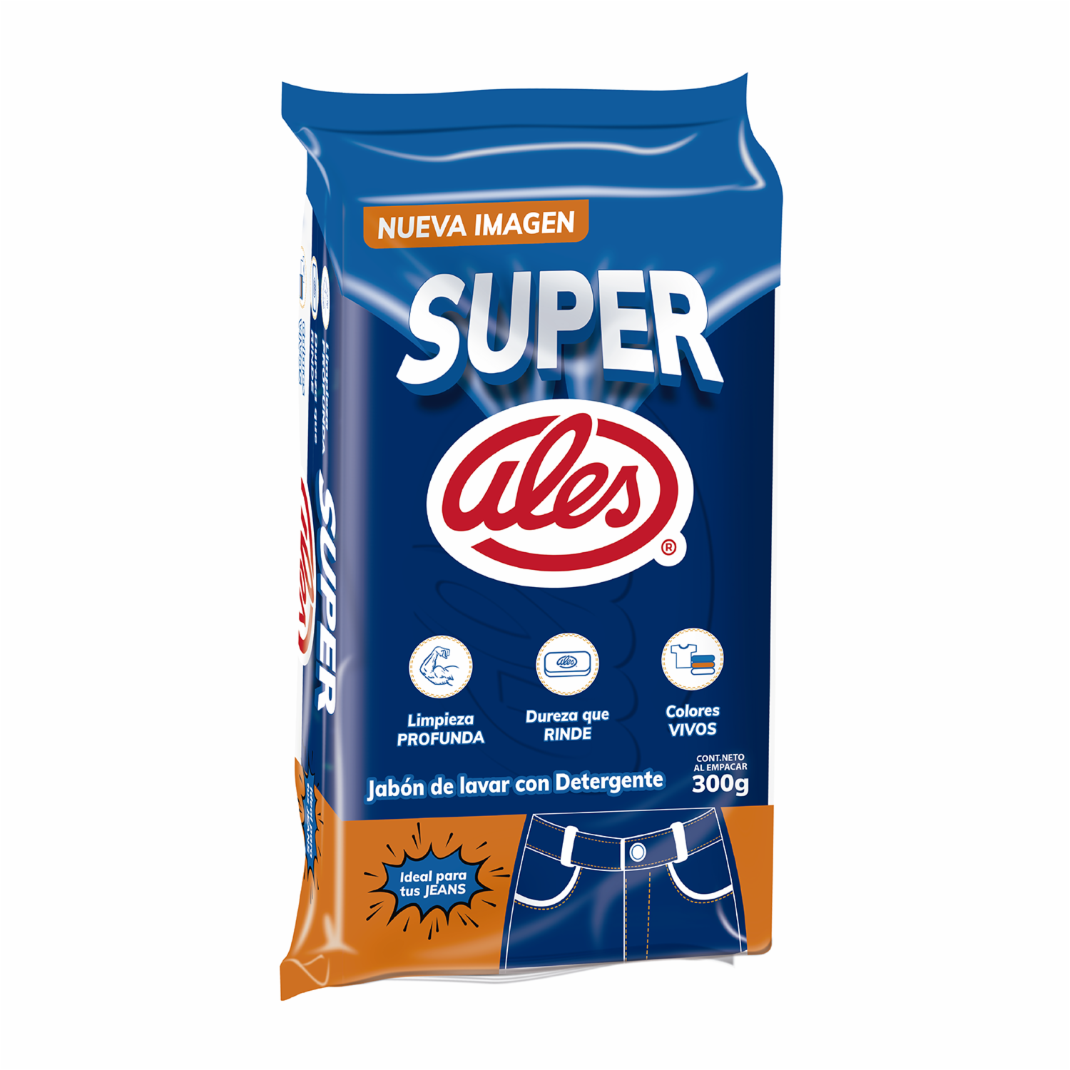 Jabón Para Ropa Azul ALES 300 G