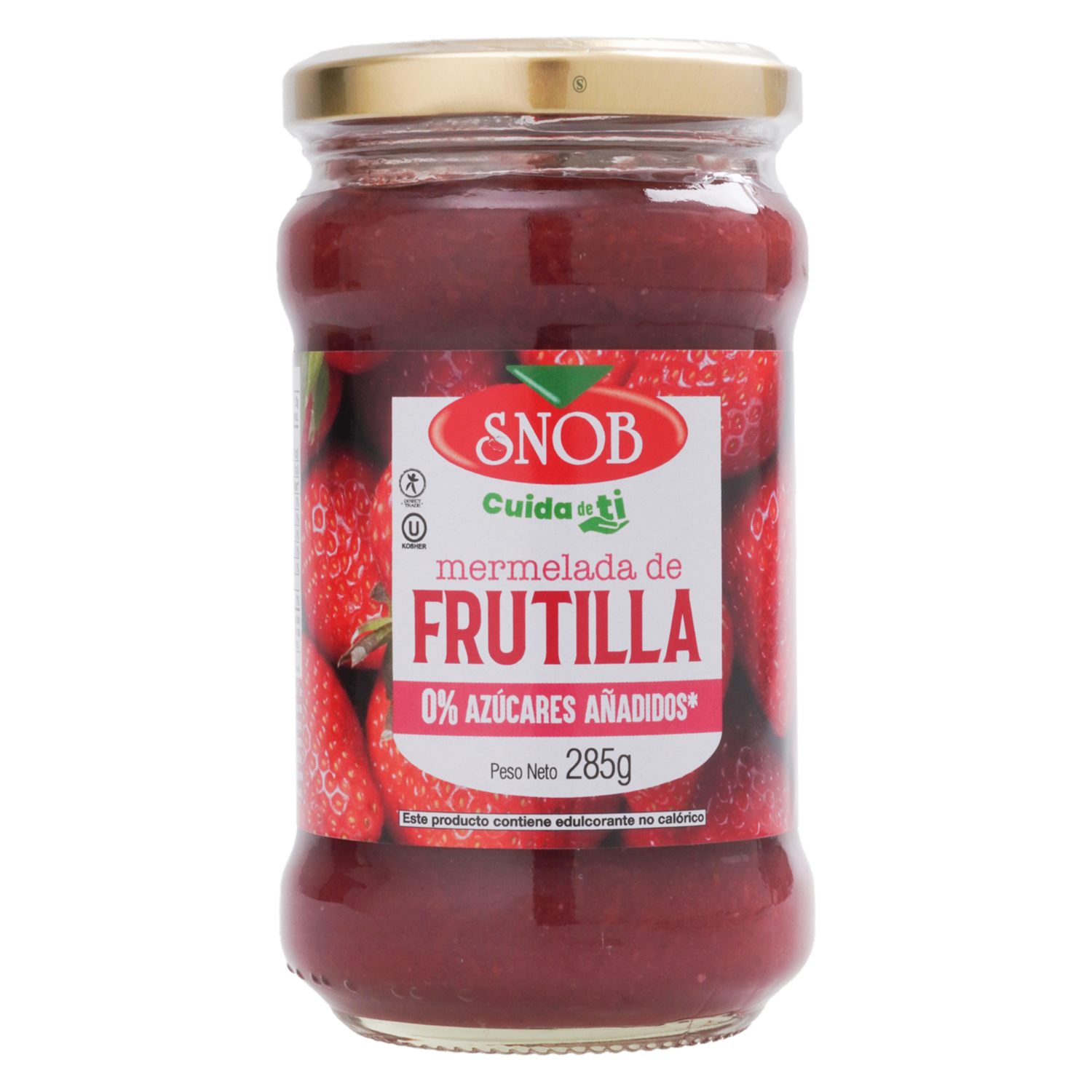 Mermelada De Frutilla Sin Azúcar SNOB 285 G