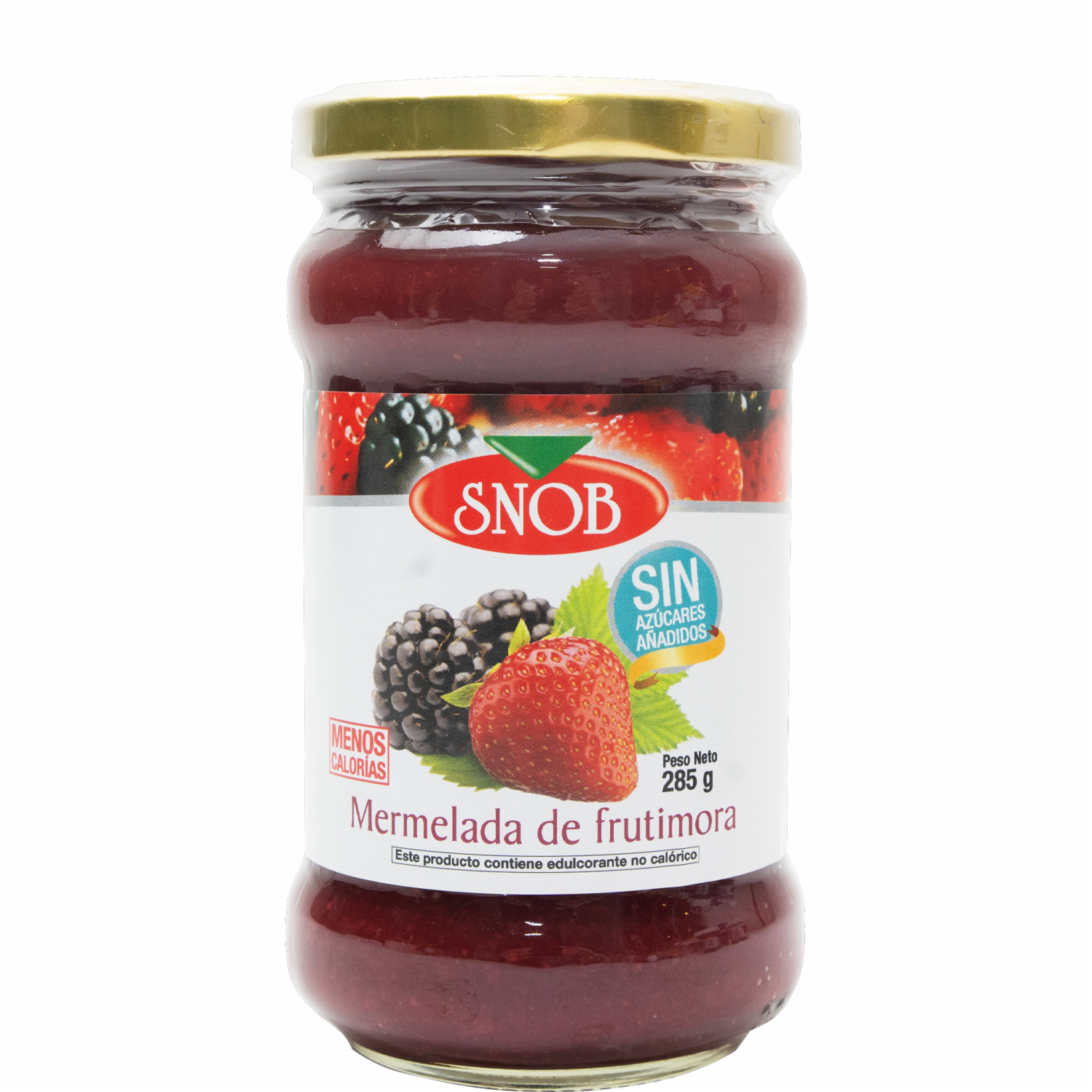 Mermelada Frutimora Sin Azucar SNOB 285 G