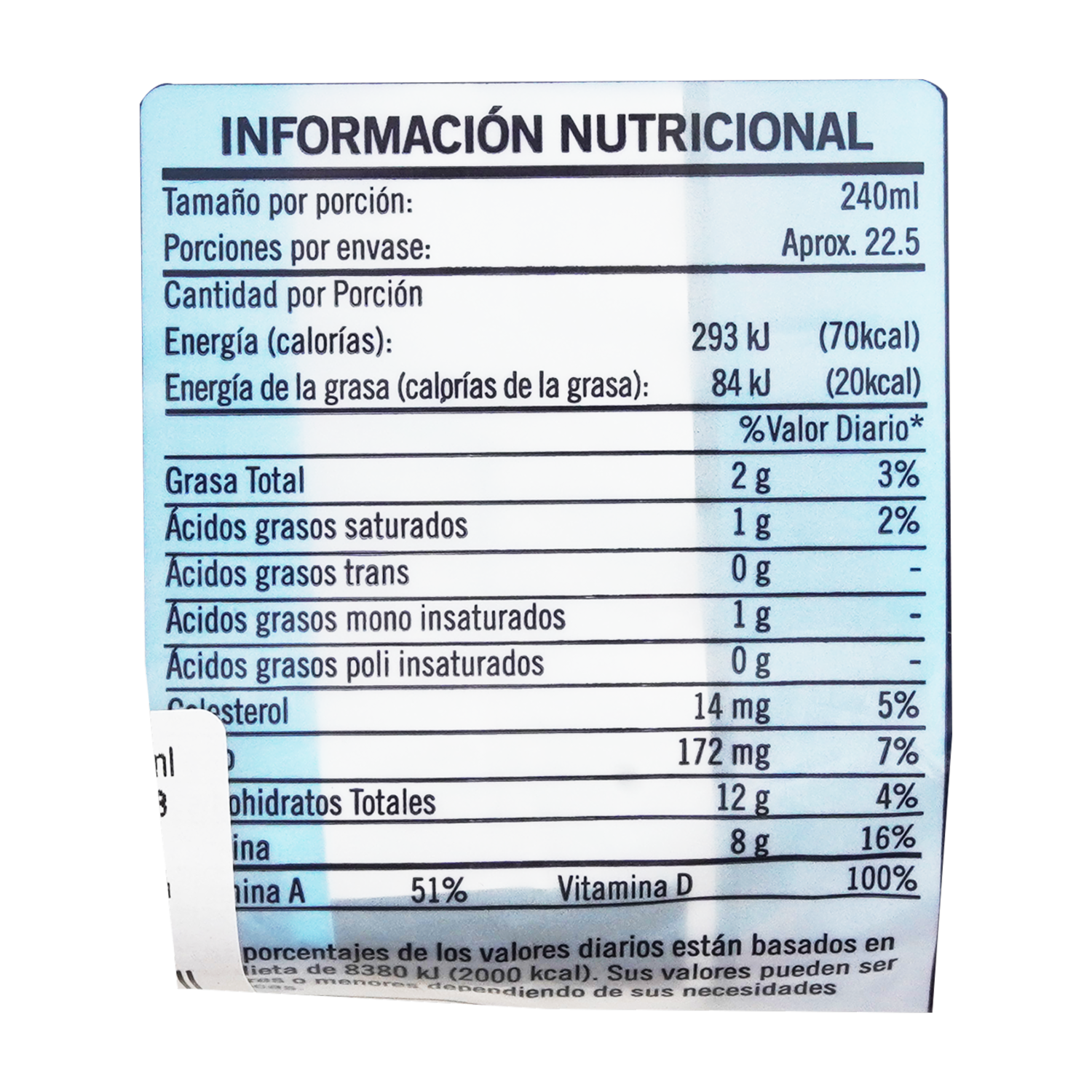 Pack De Leche Descremada En Funda ANDINA 6 X 900 Ml