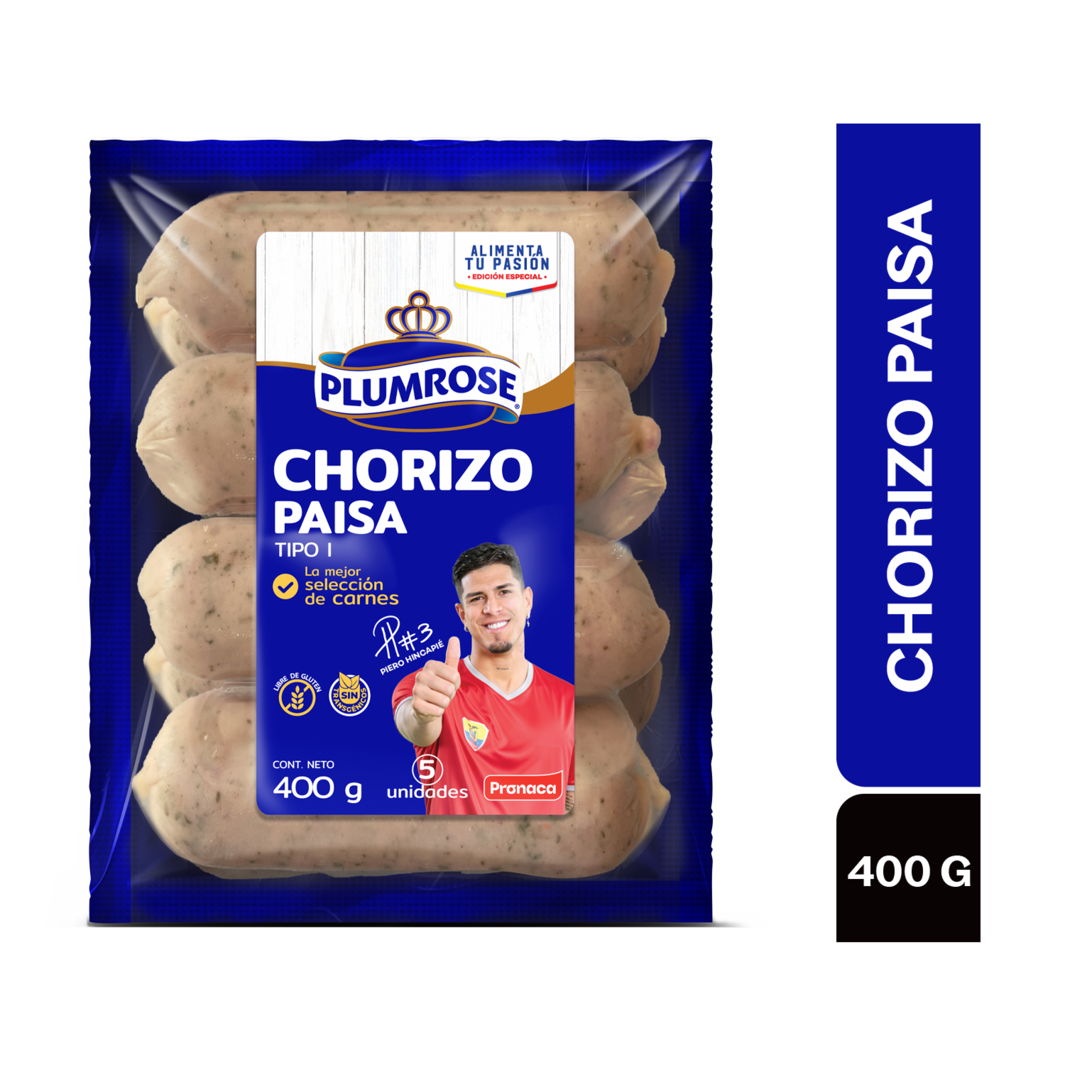 Chorizo Paisa PLUMROSE 400 G