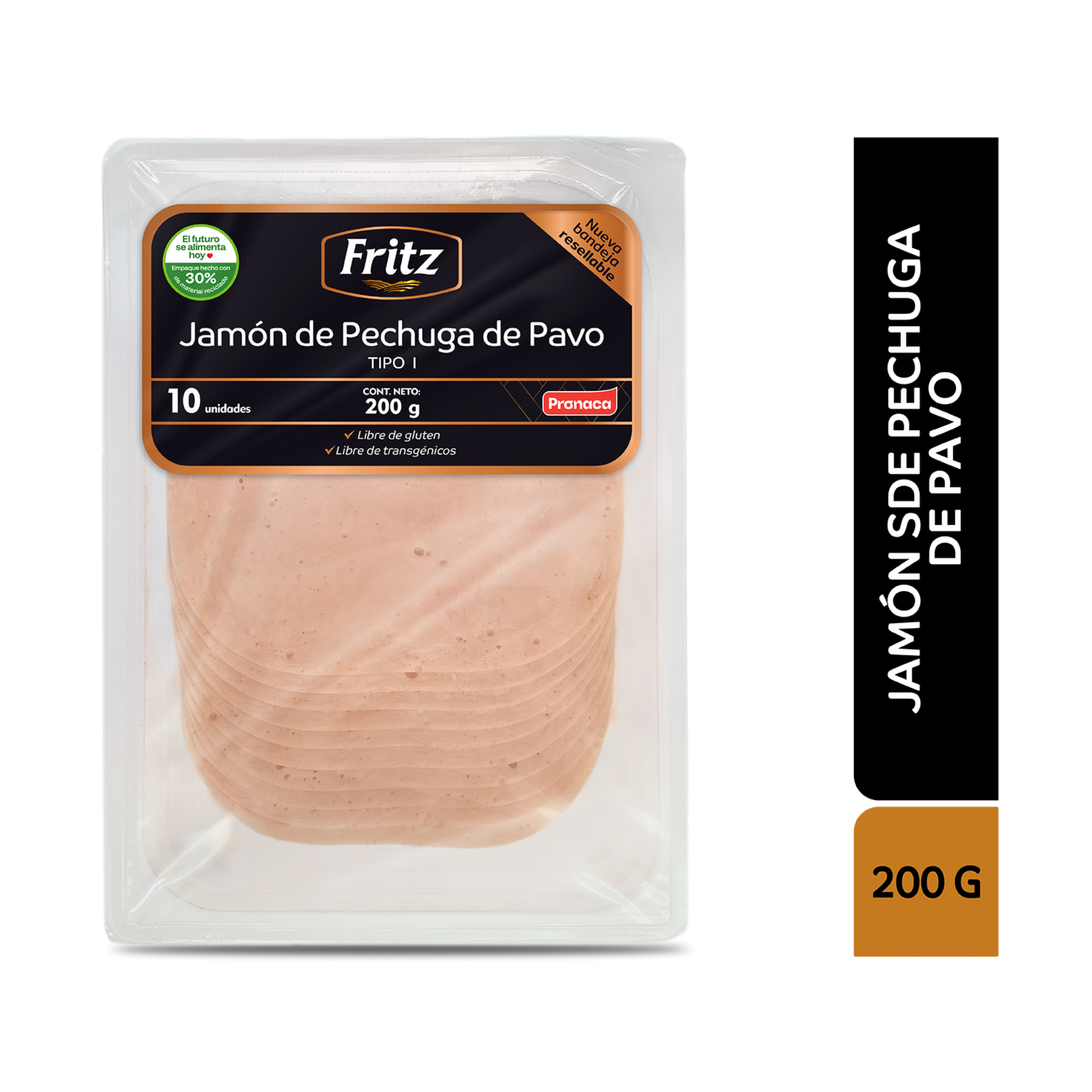 Jamón De Pechuga De Pavo FRITZ 200 G