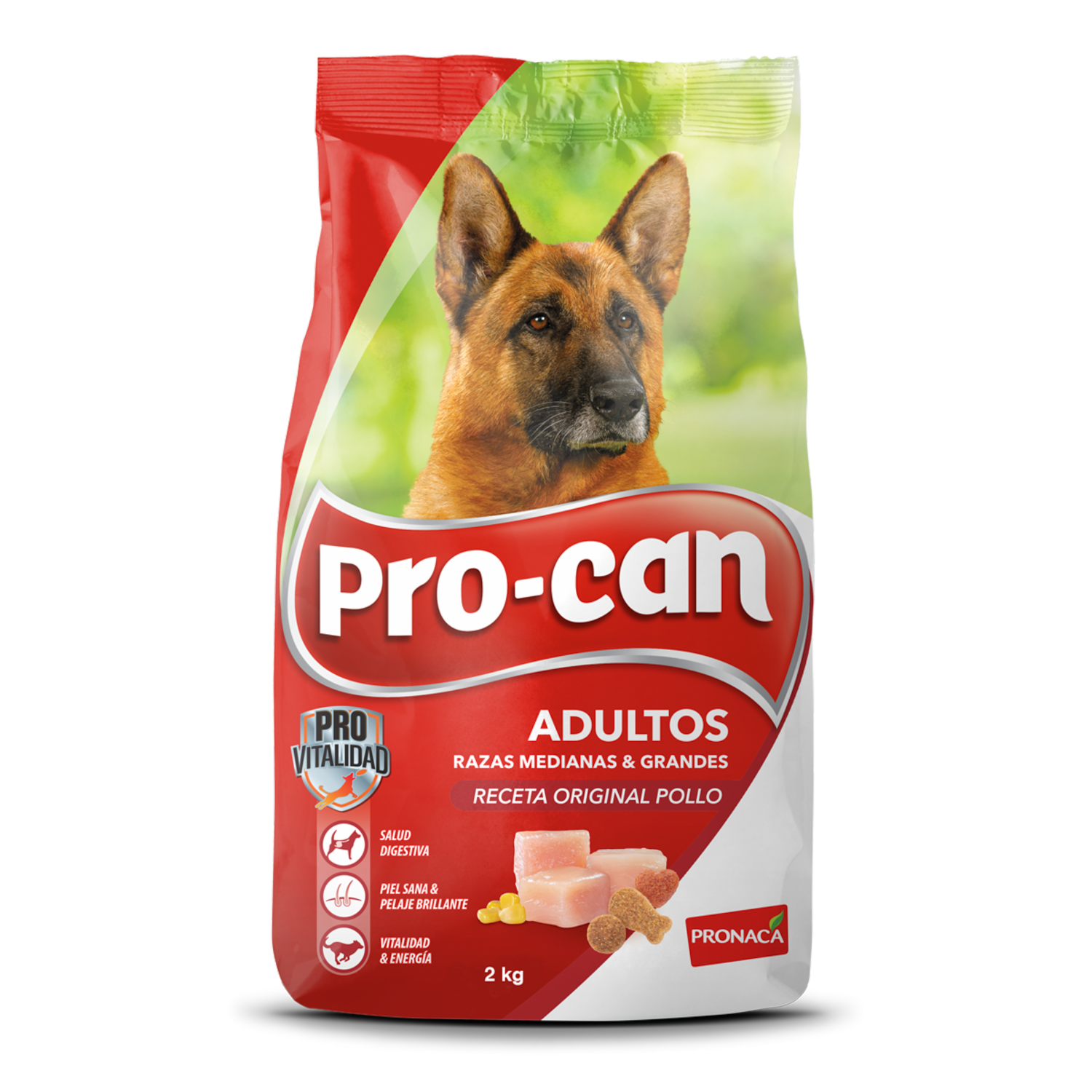 Alimento Para Perros Adultos Razas Medianas Y Grandes Original PRO-CAN 2 Kg