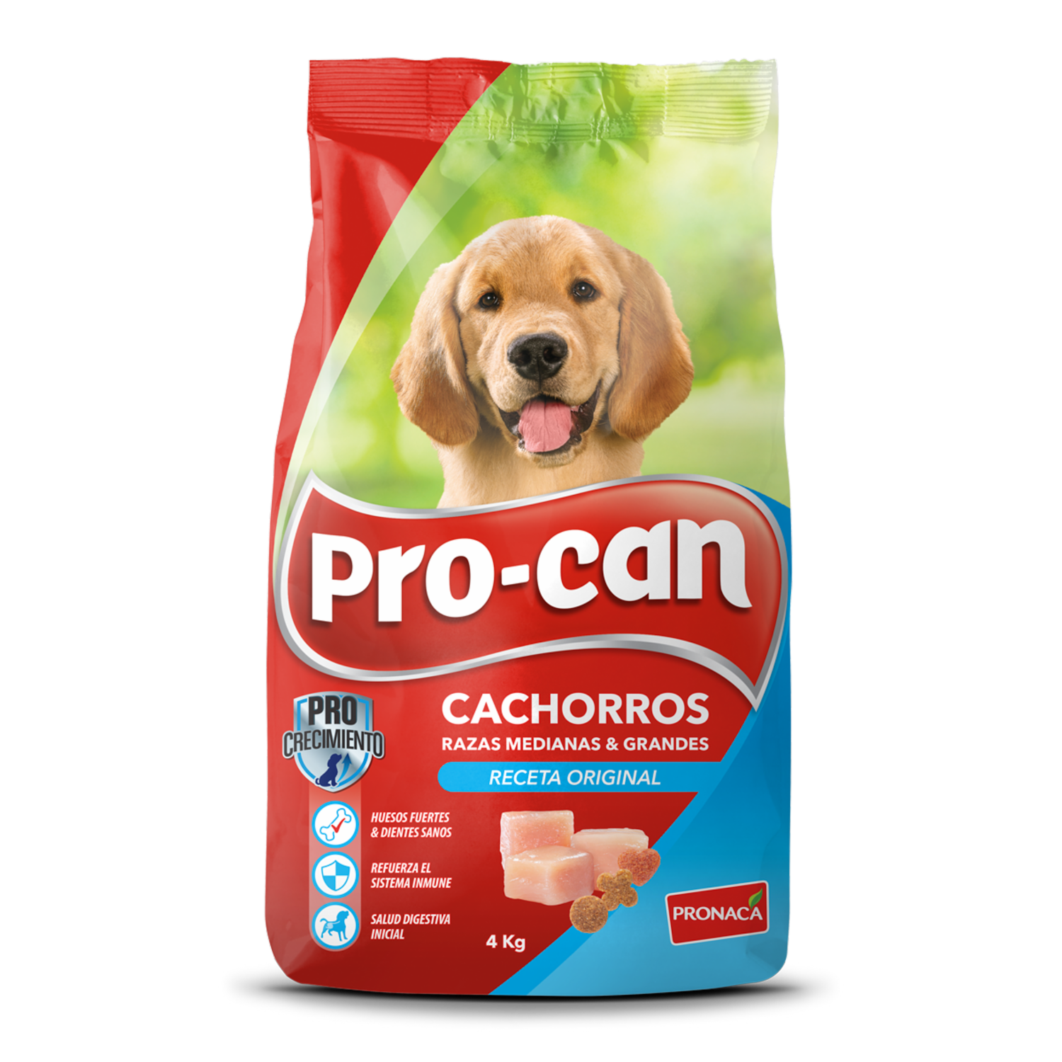 Alimento Para Perros Cachorros Razas Medianas Y Grandes Original PRO-CAN 4 Kg