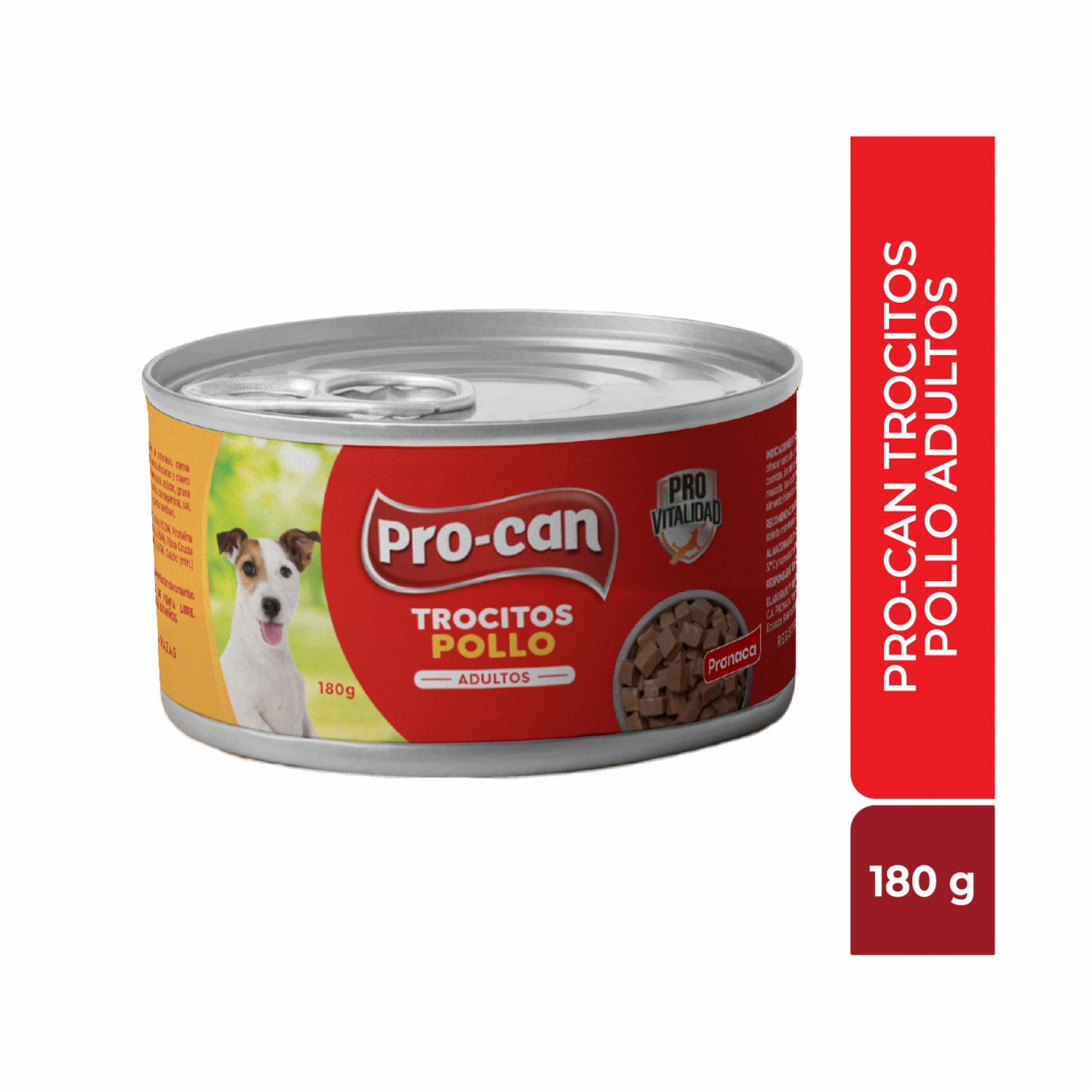 Alimento Húmedo Para Perros Adultos Trocitos Pollo PRO-CAN 180 G