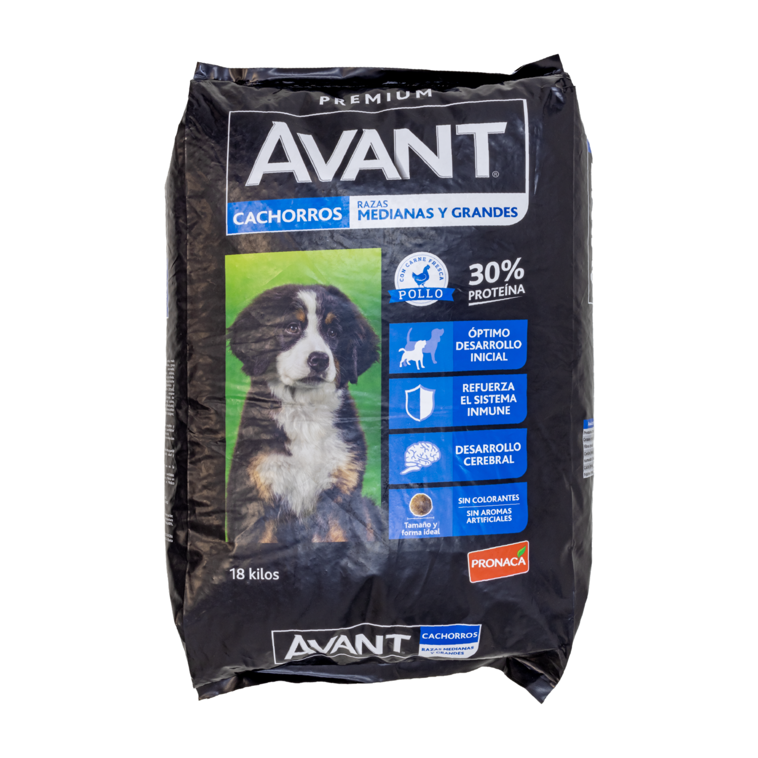 Alimento Para Perros Cachorros Razas Medianas Y Grandes AVANT 18 Kg