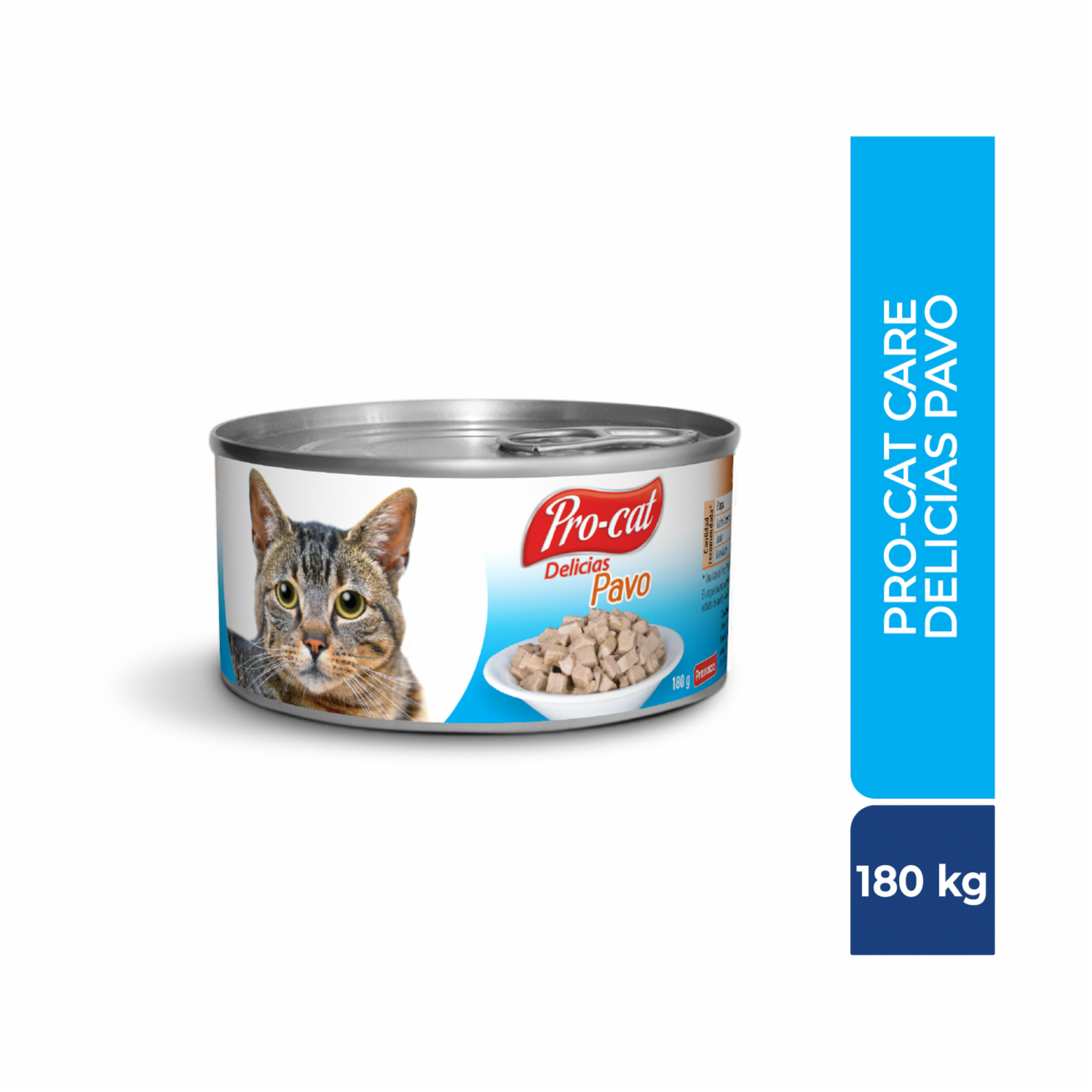 Alimento Húmedo Para Gatos Delicias Pavo PRO-CAT DELICIAS 180 G