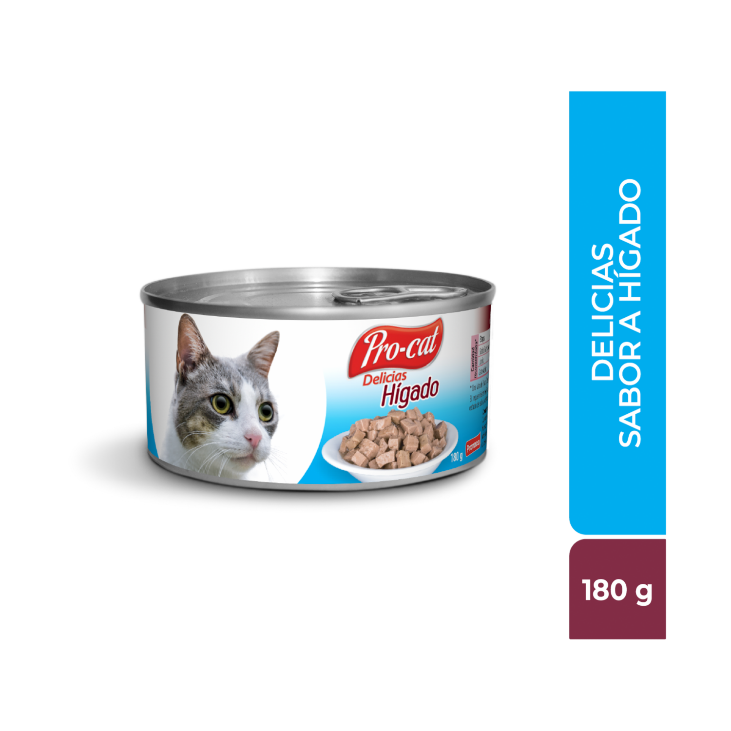 Alimento Húmedo Para Gatos Sabor A Hígado PRO-CAT DELICIAS 180 G