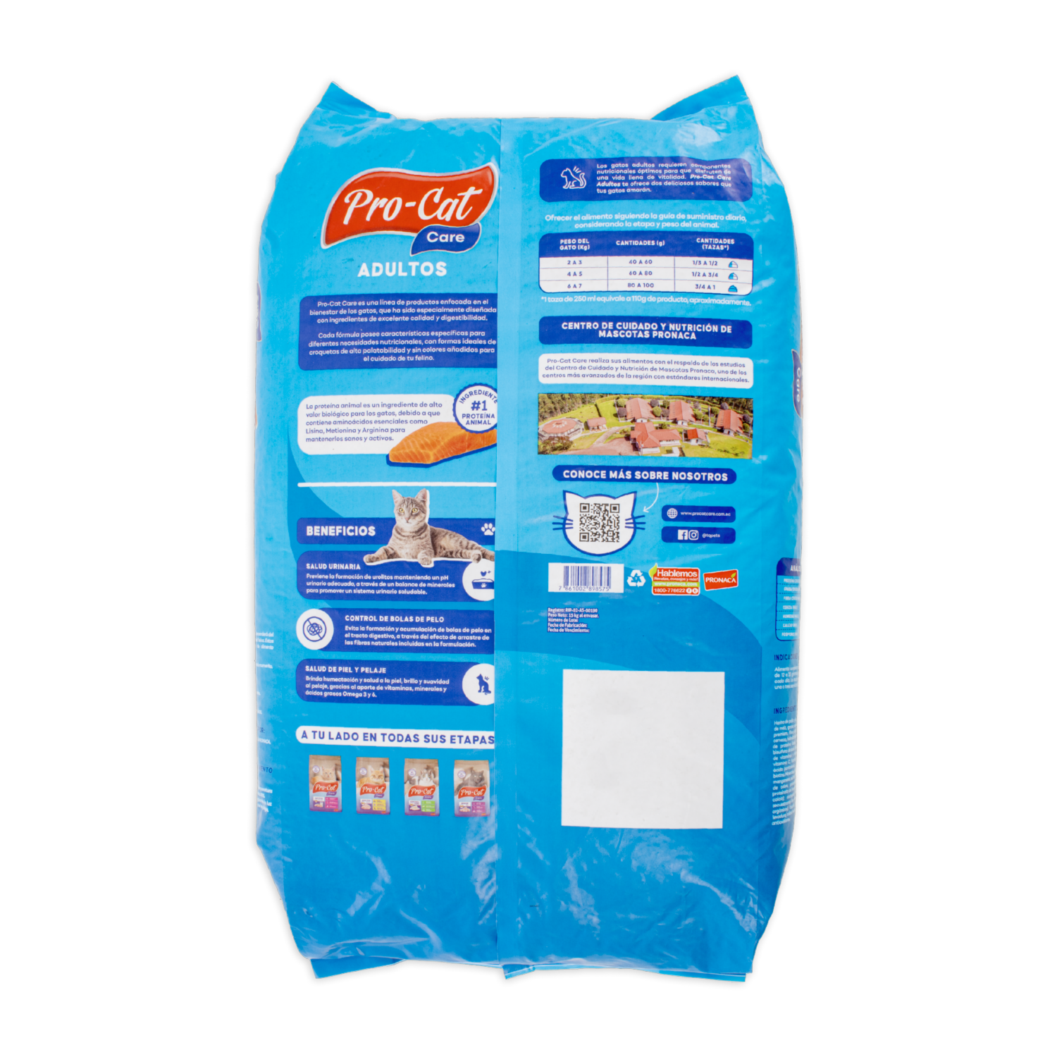 Alimento Para Gatos Care Adultos Mar PRO-CAT 15000 G