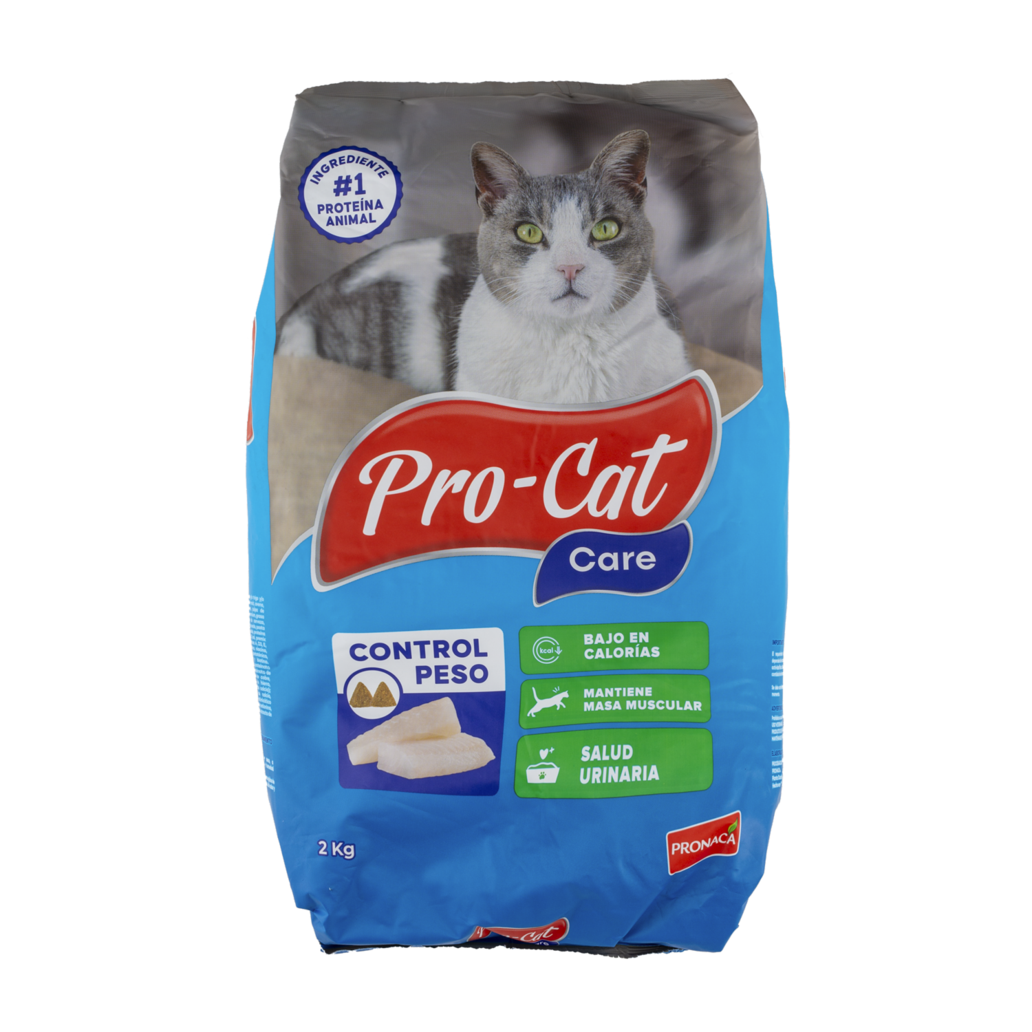 Alimento Para Gatos Control De Peso PRO-CAT CARE 2 Kg