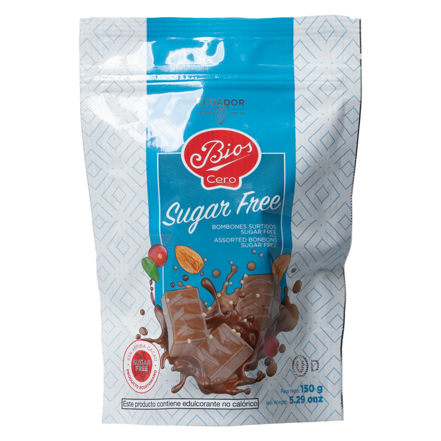 Bombones De Chocolate Surtidos Sugar Free BIOS 150 G