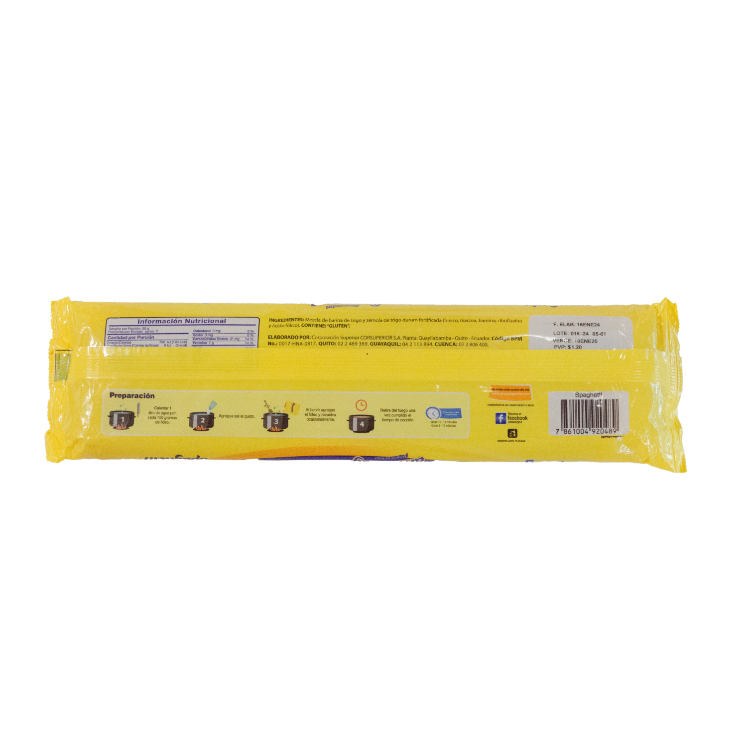 Spaghetti De Sémola De Trigo AMANCAY 400 G