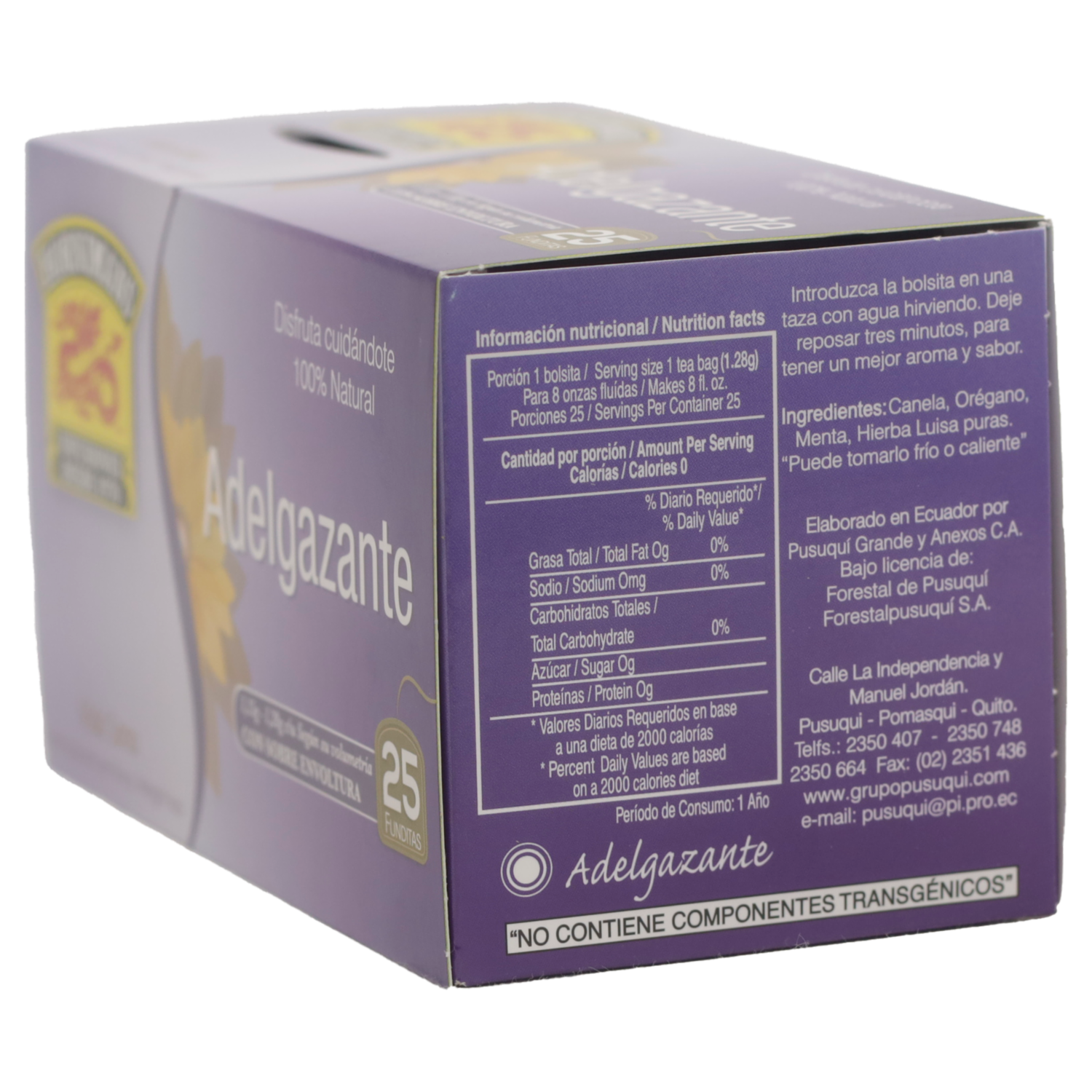 Infusión Adelgazante HORNIMANS 25 x 1.28 G