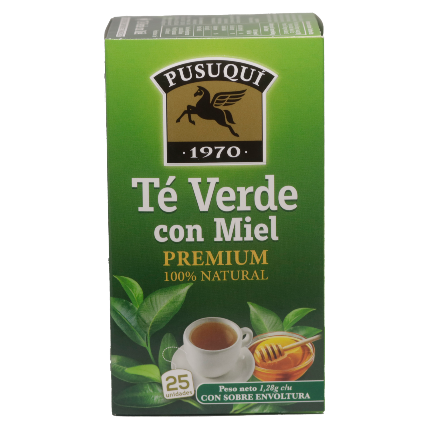 Té Verde Con Miel PUSUQUI 25 X 1.28 G