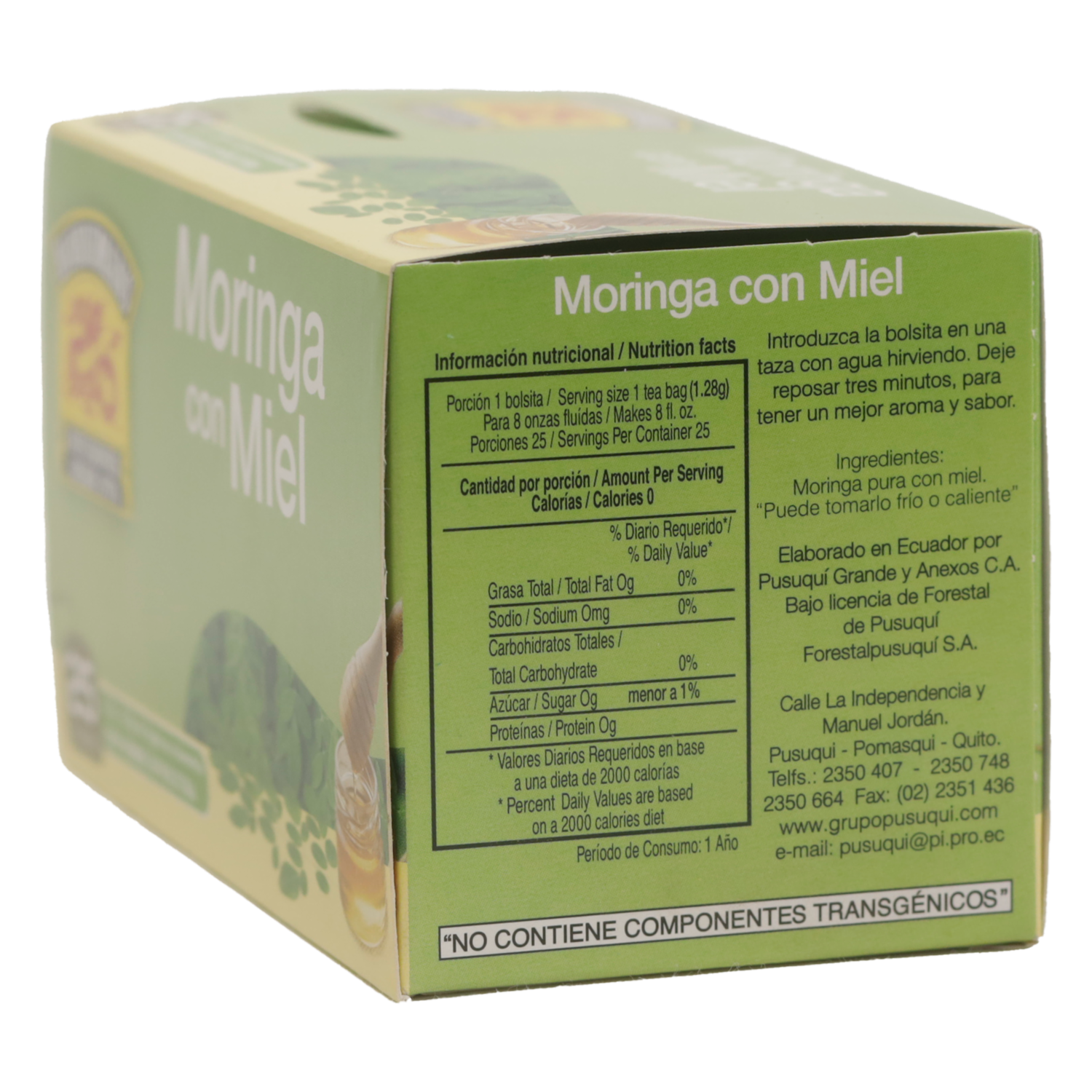 Infusión Moringa Con Miel HORNIMANS 25 X 1.28 G