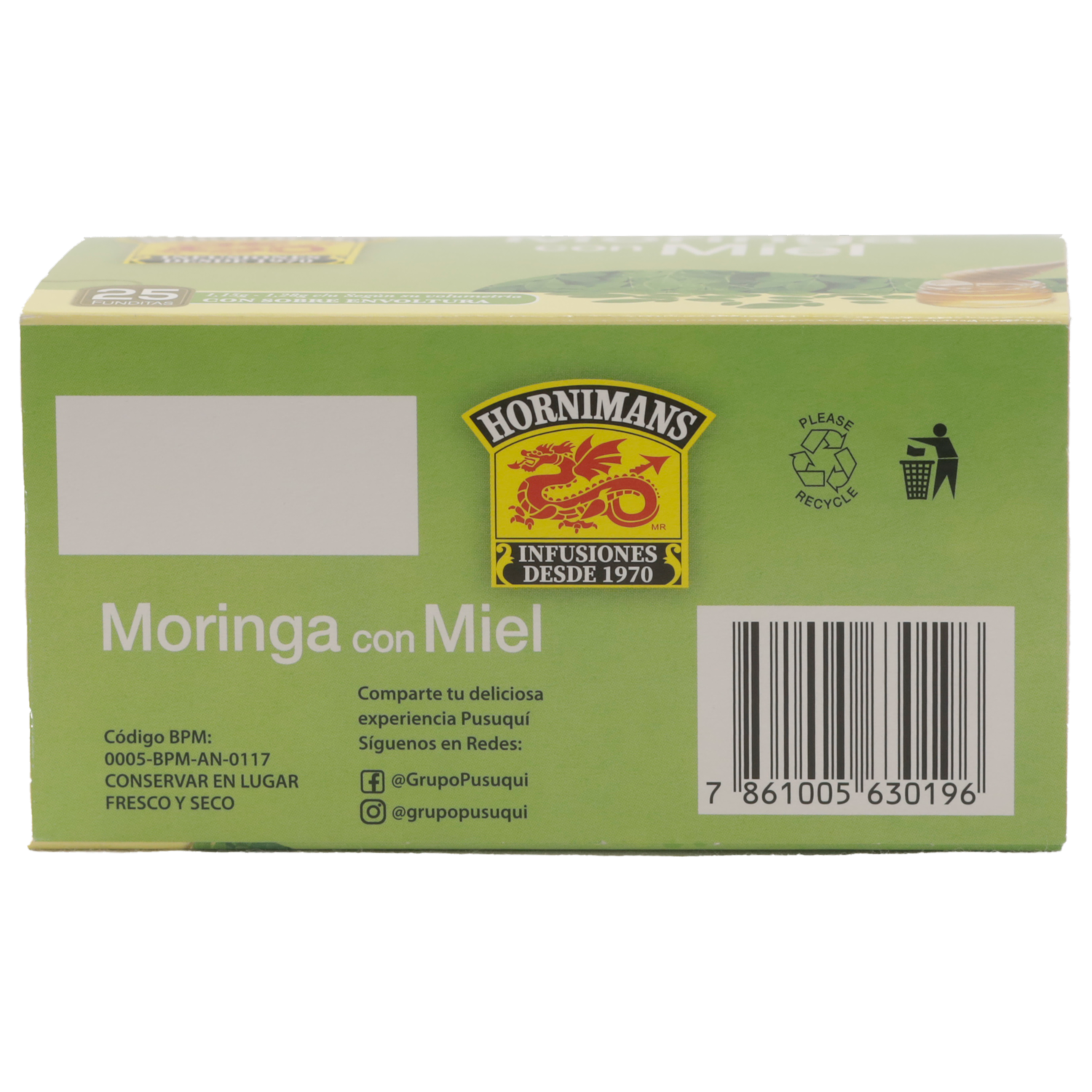 Infusión Moringa Con Miel HORNIMANS 25 X 1.28 G