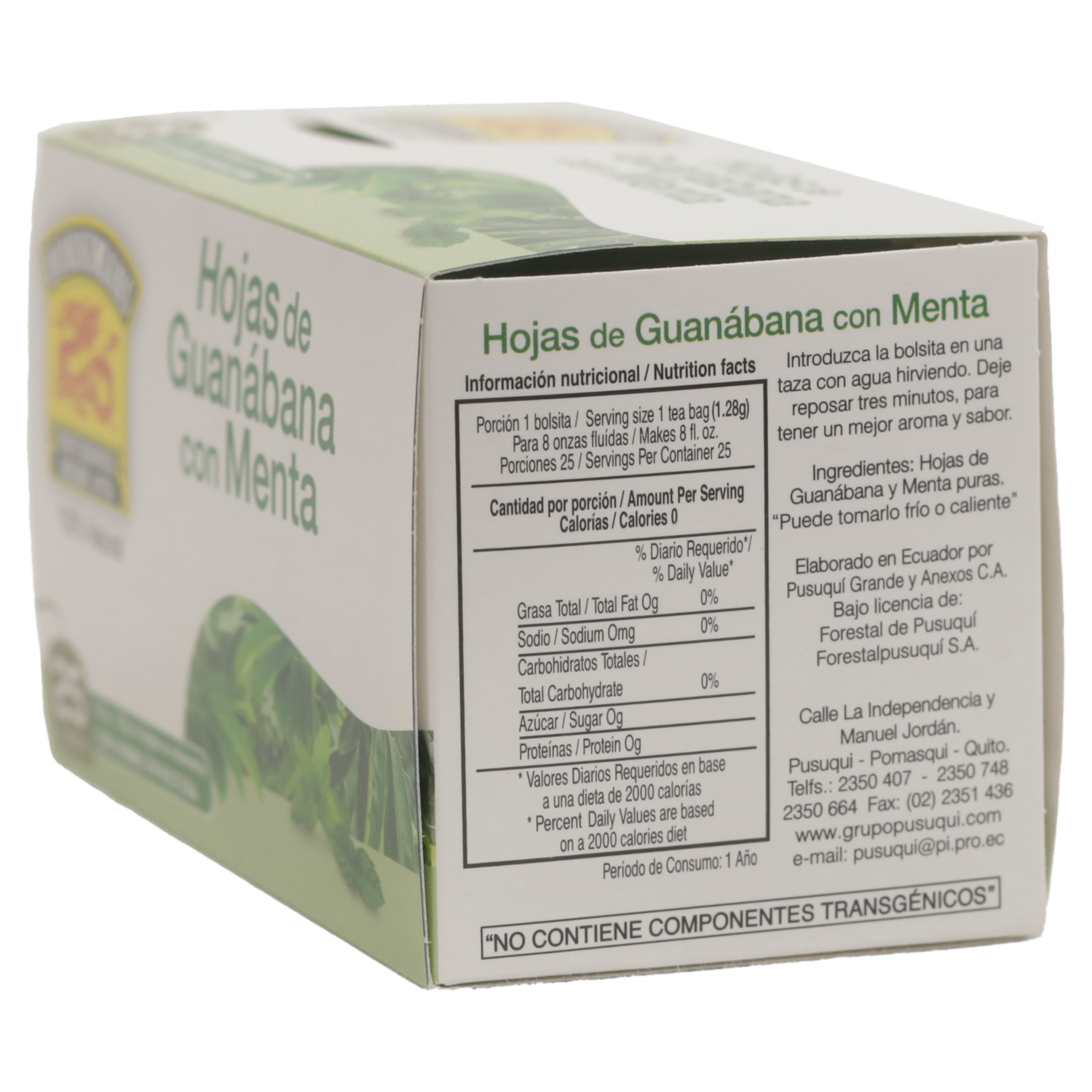 Infusión Con Hojas De Guanábana Y Menta HORNIMANS 32 G
