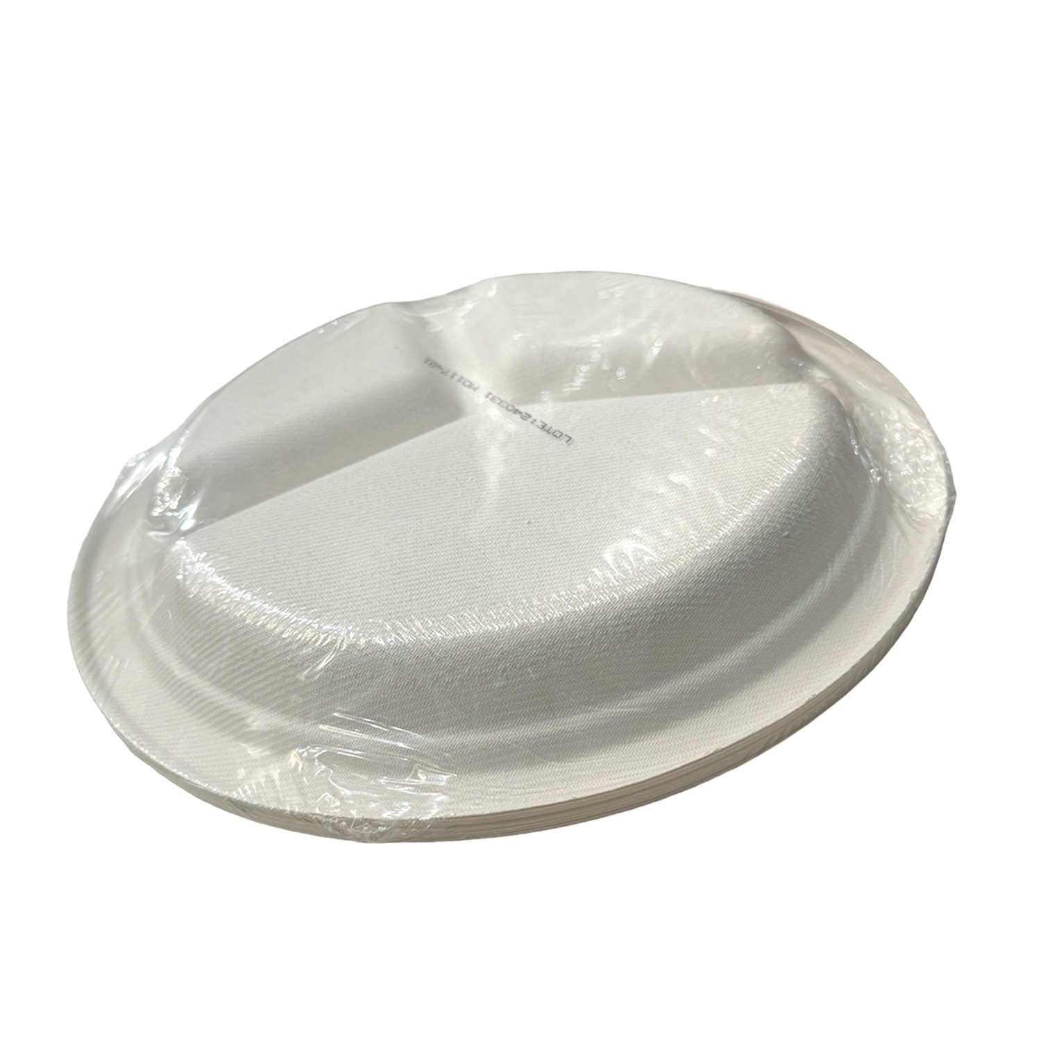 Plato Redondo División 10″ Biodegradable ECOWARE X 10 Uds