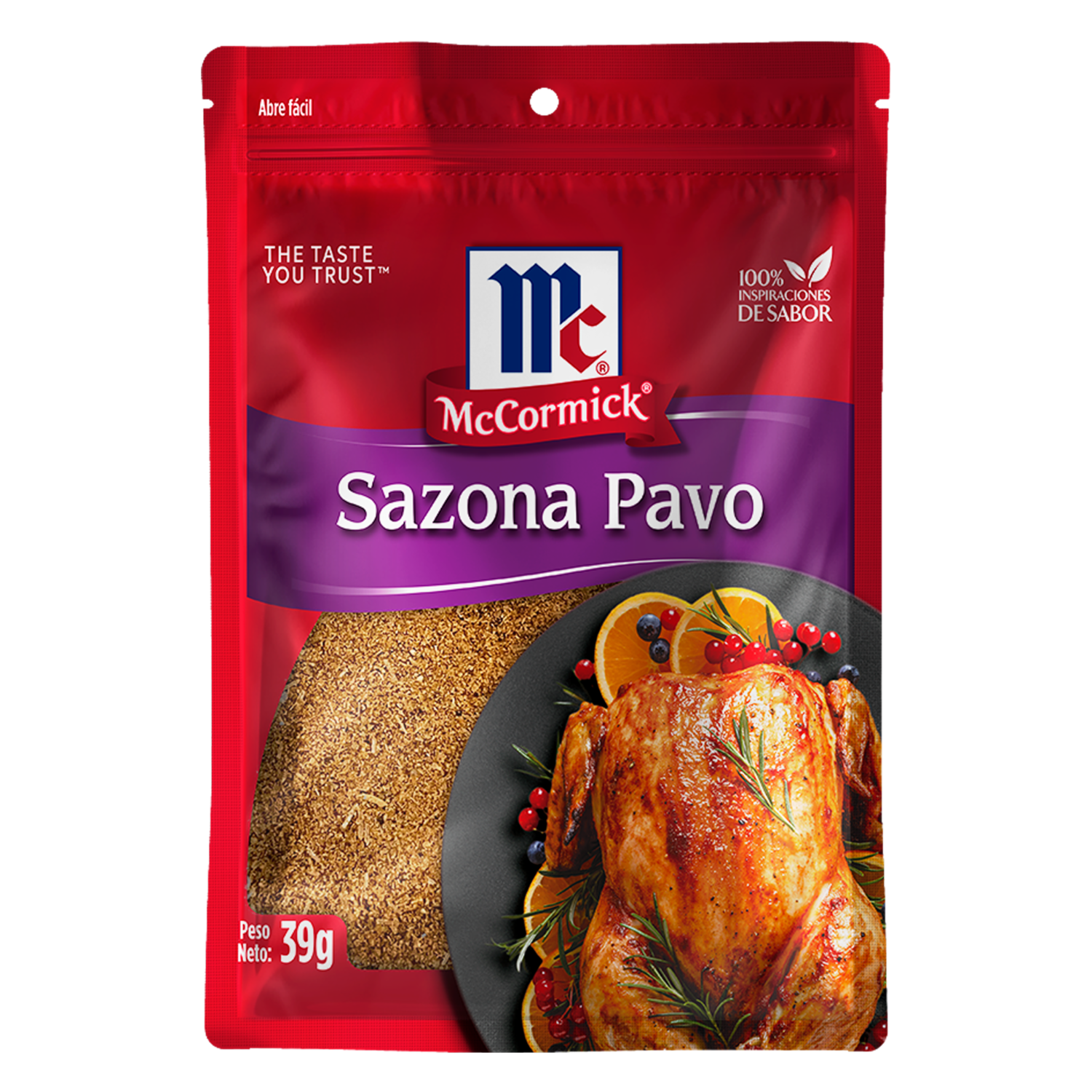 Sazonador En Polvo Para Pavo MCCORMICK 39 G