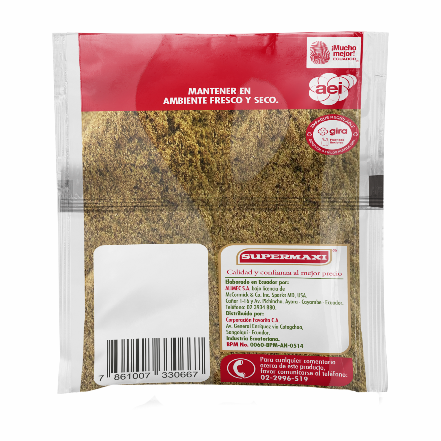 Comino Molido SUPERMAXI 50 G