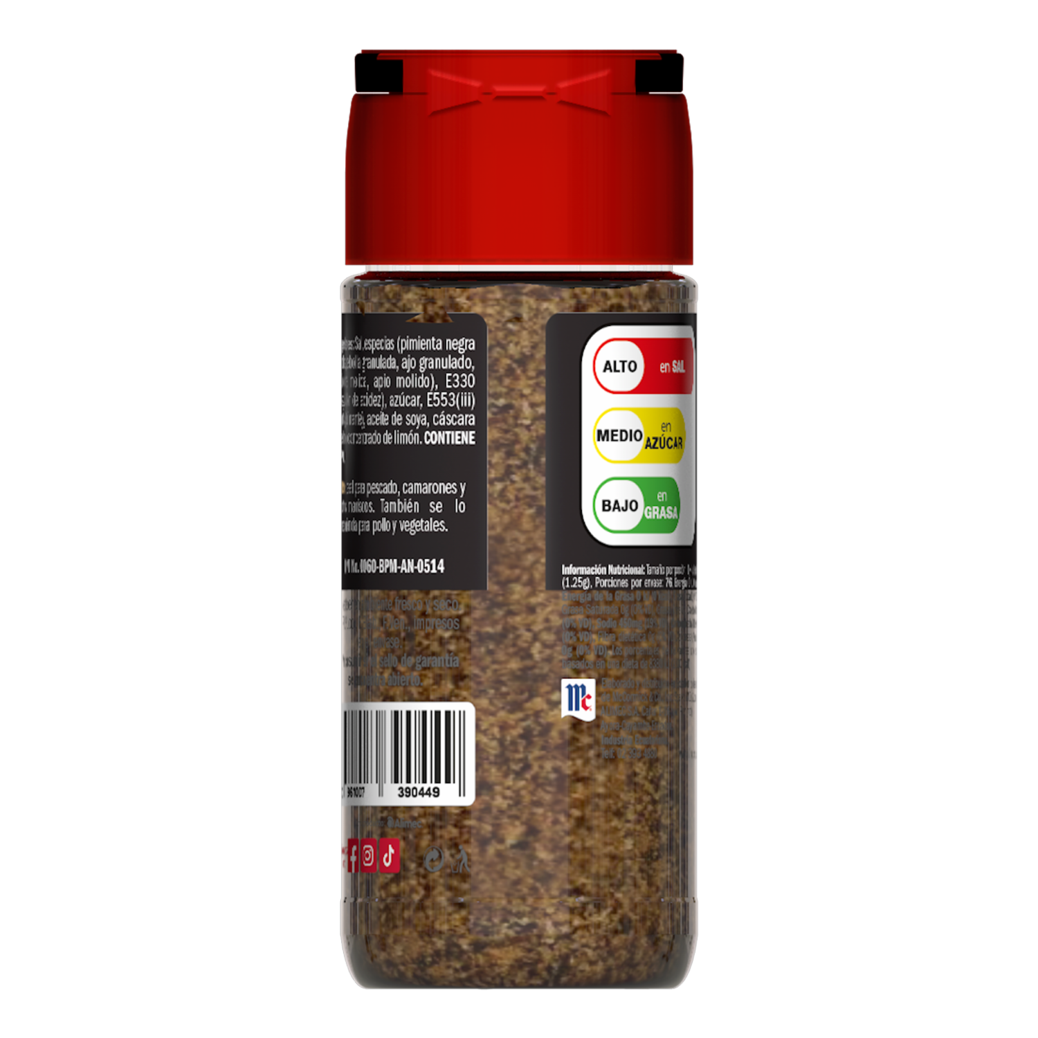 Sazonador Lemon Pepper MCCORMICK 95 G
