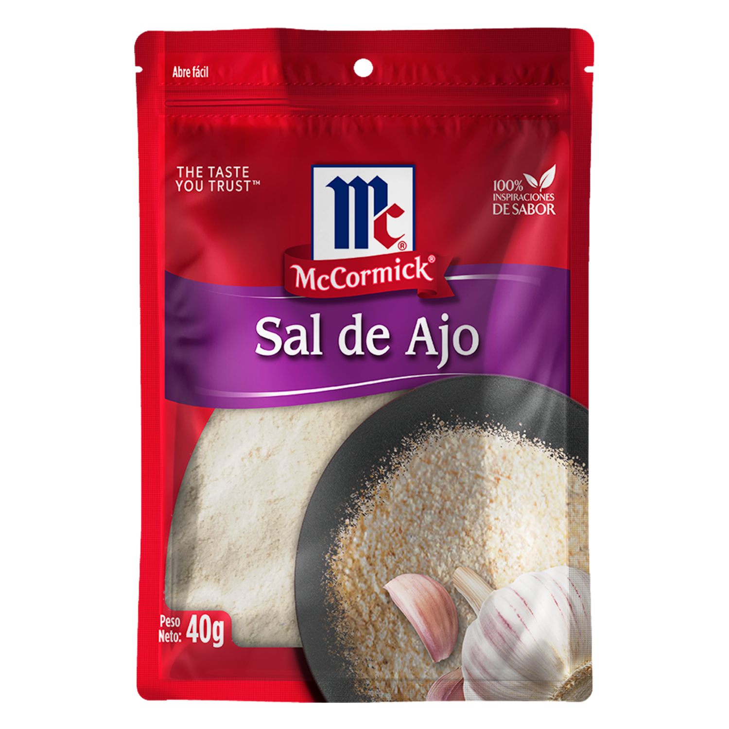 Sal De Ajo En Sobre MCCORMICK 40 G